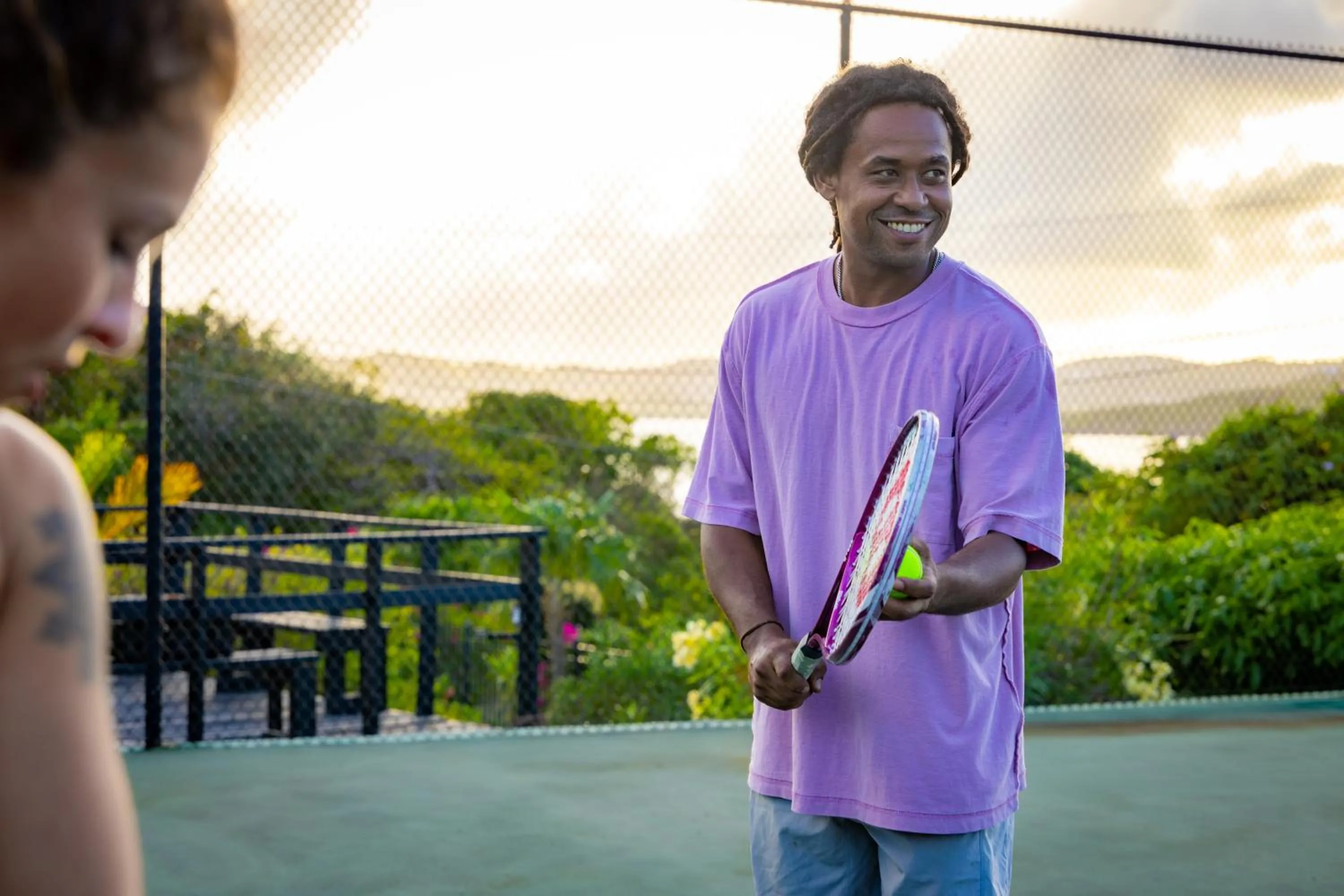 Tennis court in Secret Harbour Beach Resort