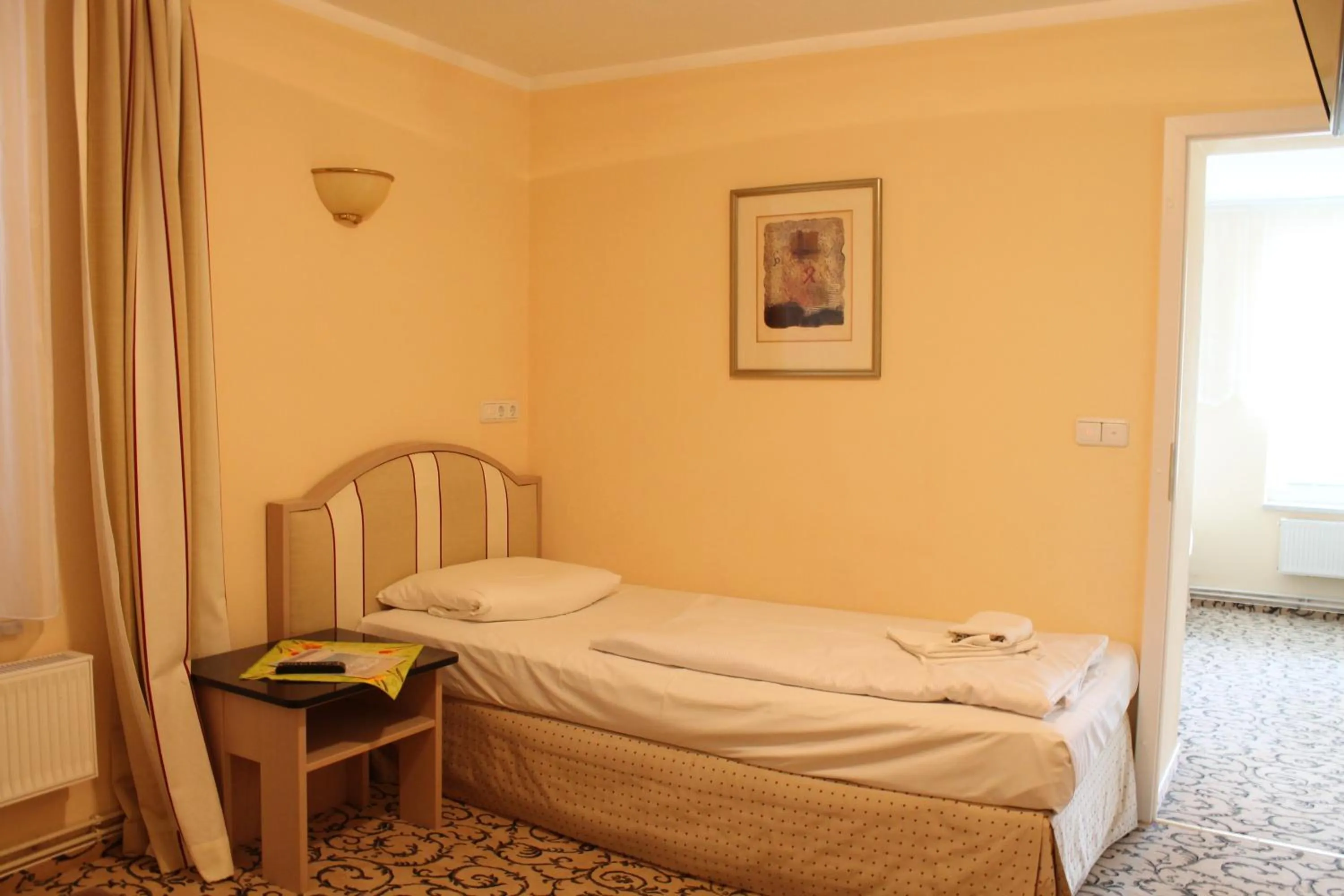 Bed in Hotel Stolteraa