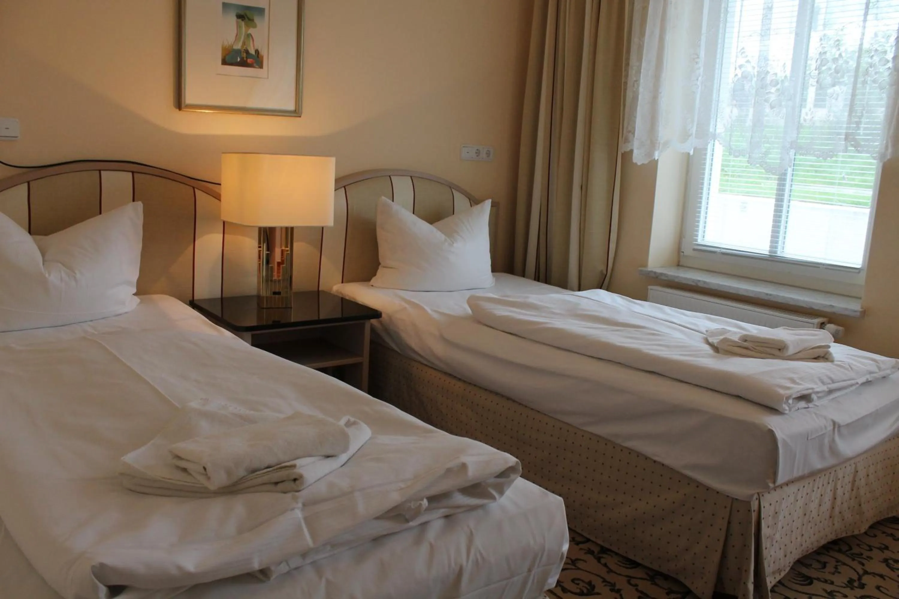 Bed in Hotel Stolteraa