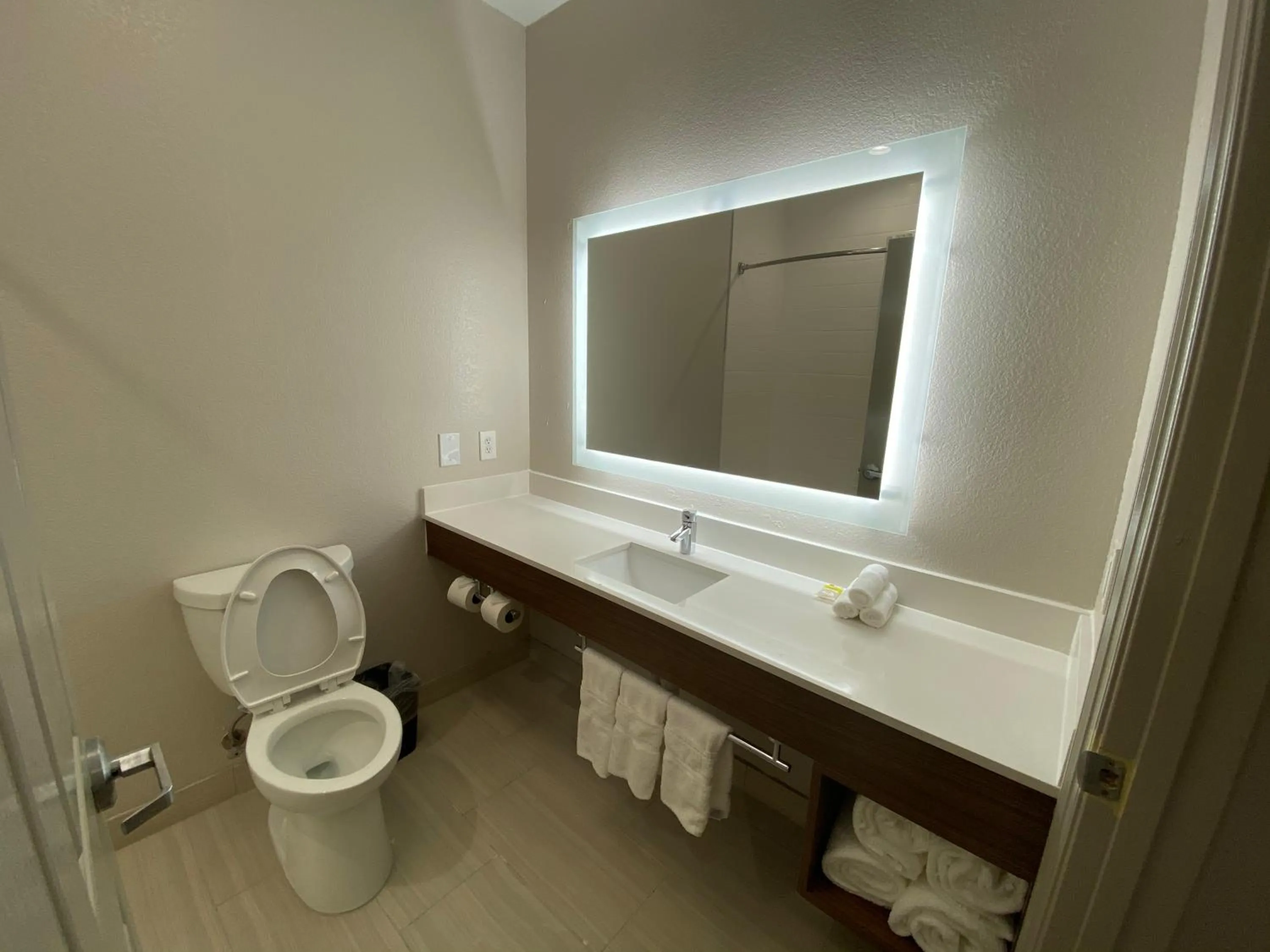 Bathroom in Holiday Inn Express & Suites Galveston West-Seawall