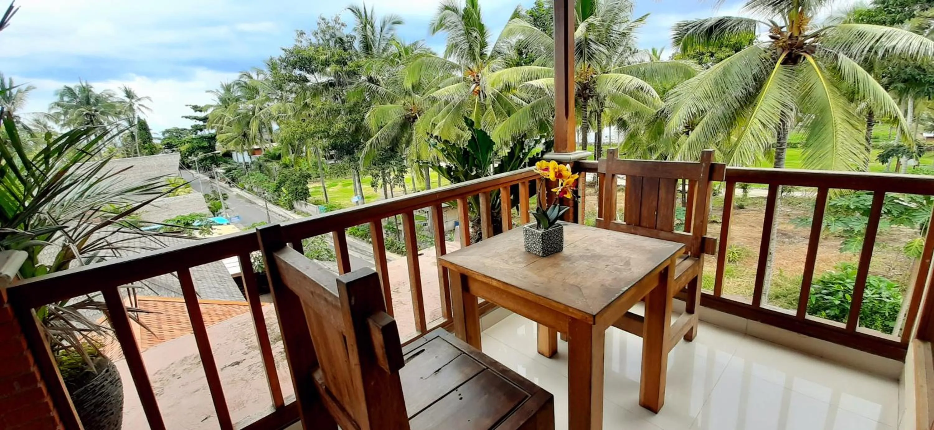 Balcony/Terrace in The point surfcamp Bali