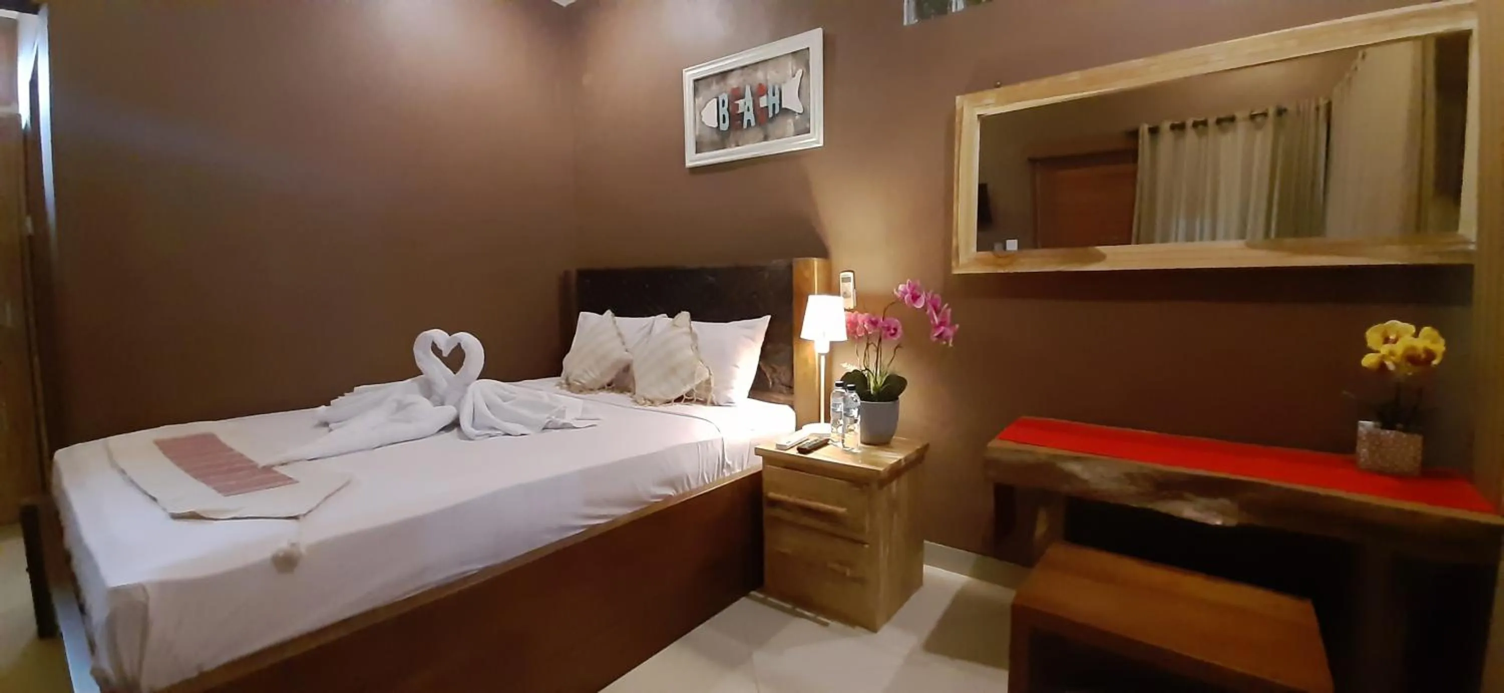 Bed in The point surfcamp Bali