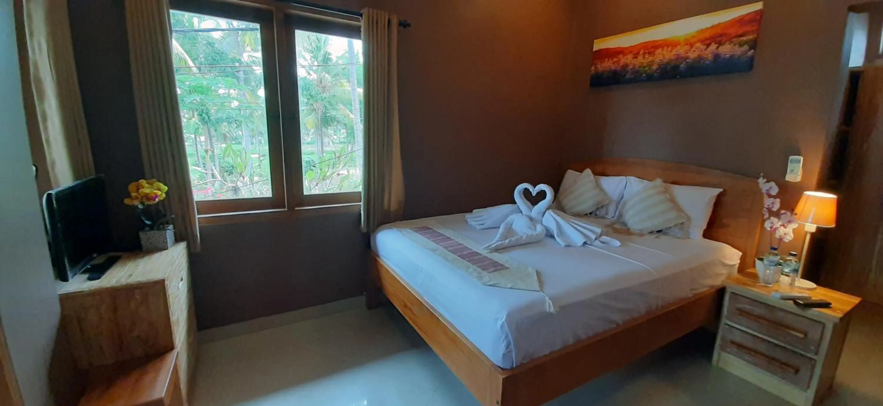 Bed in The point surfcamp Bali