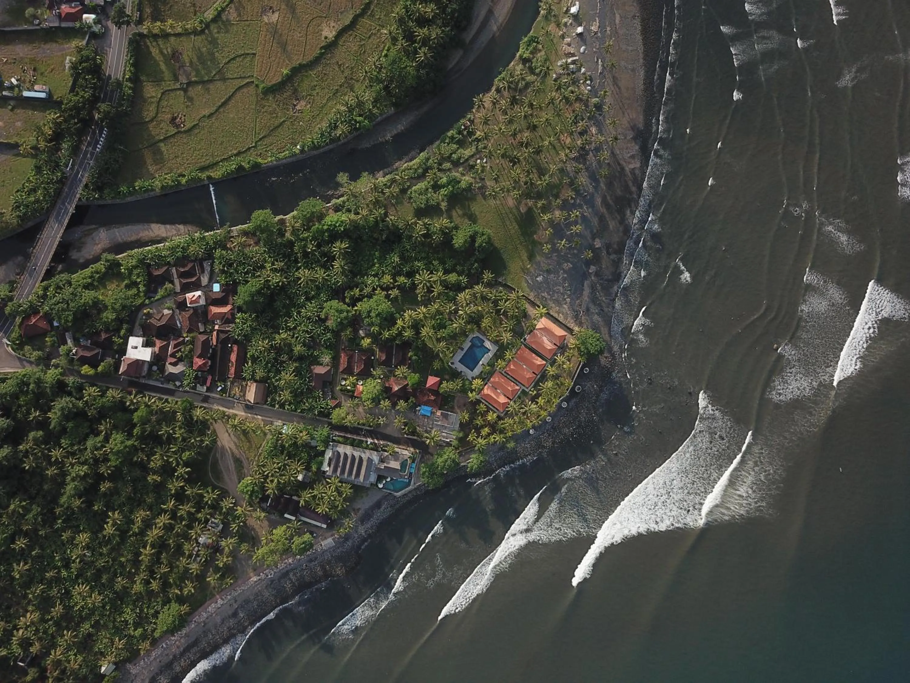 Restaurant/places to eat in The point surfcamp Bali