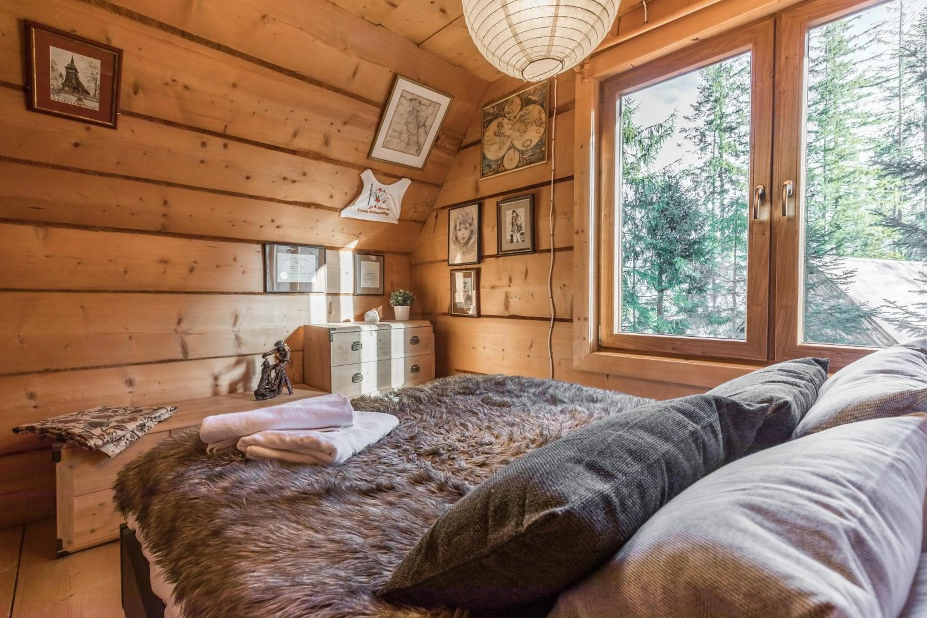 Bed in Apartamenty Biały Potok
