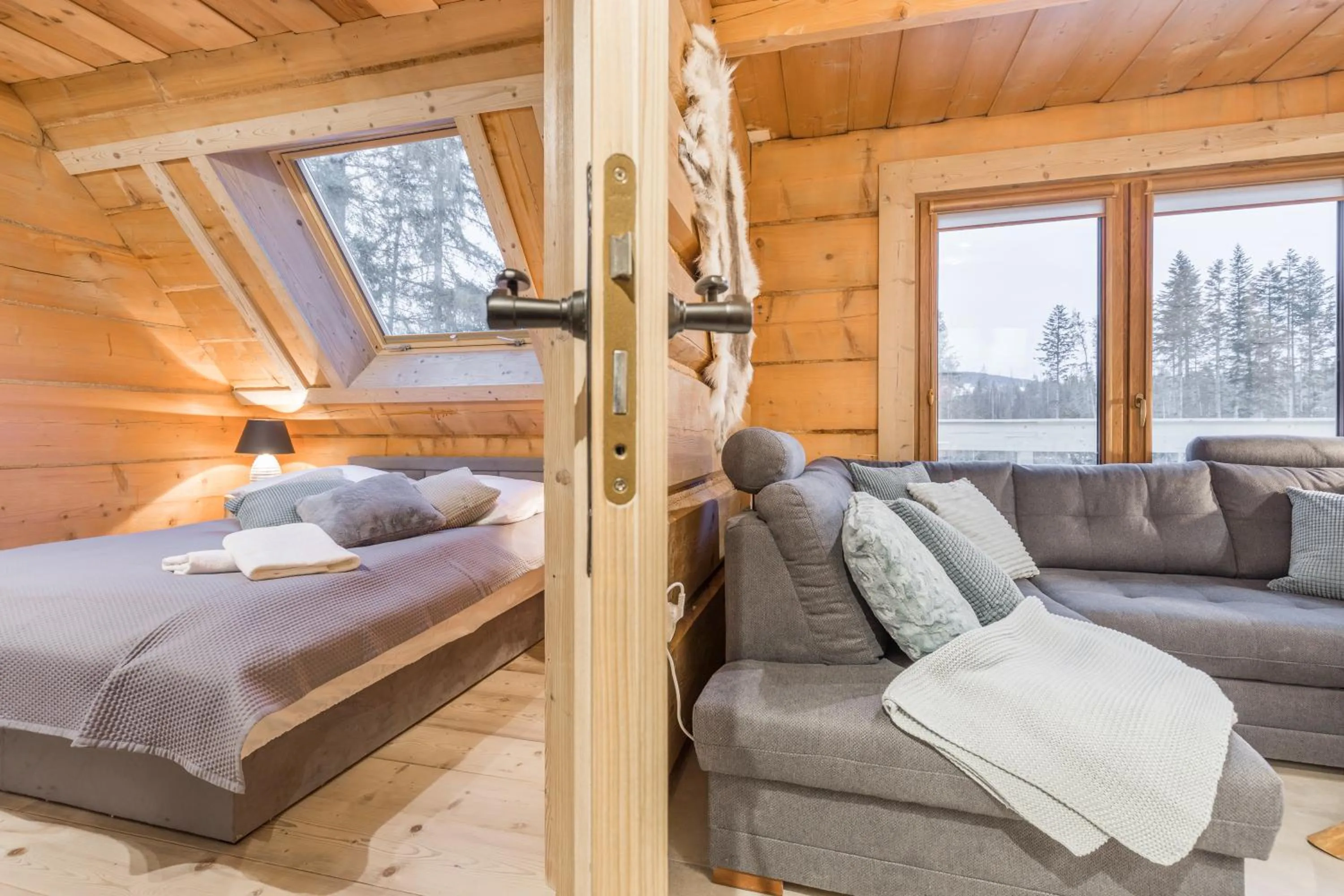 Bed in Apartamenty Biały Potok