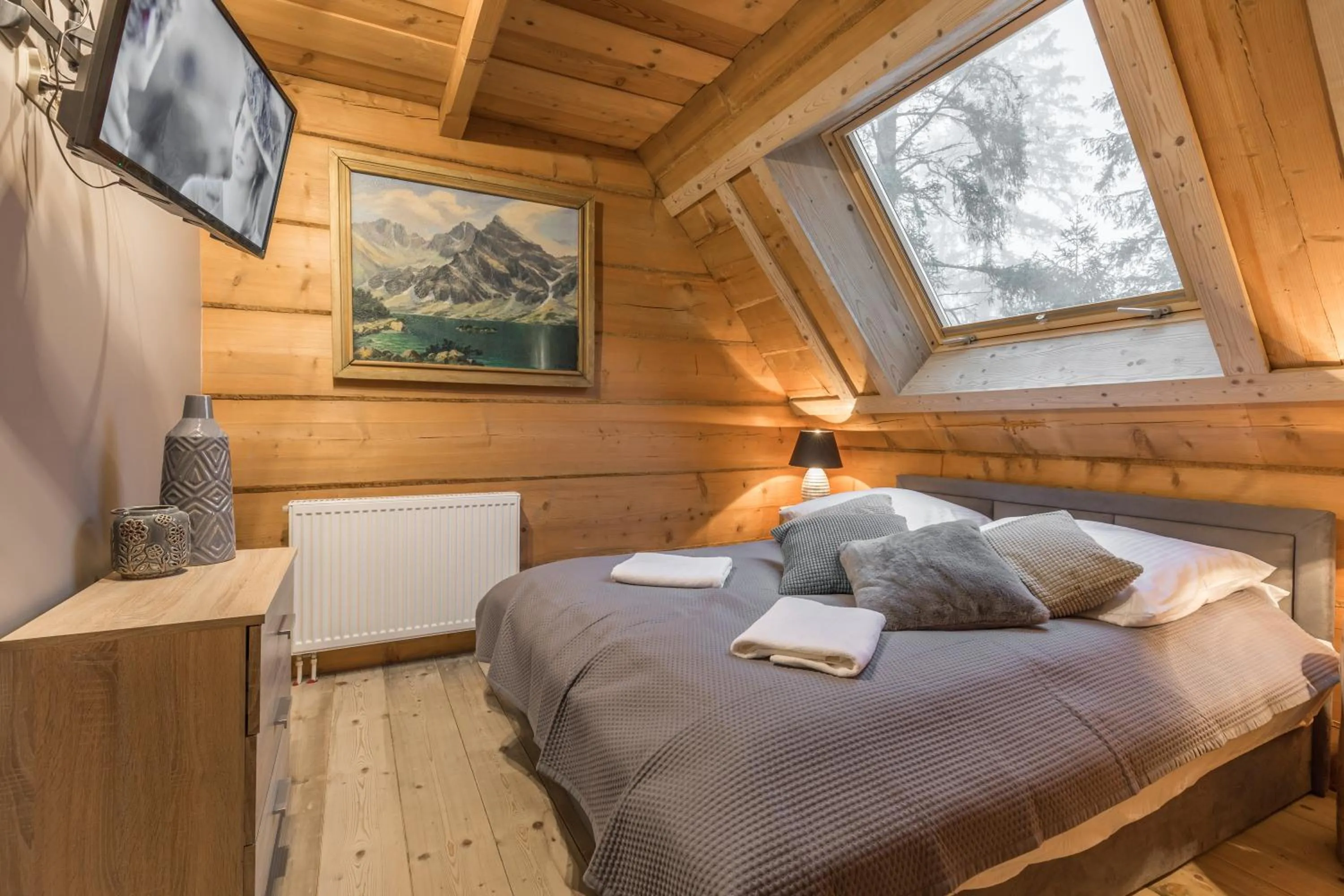 Bed in Apartamenty Biały Potok