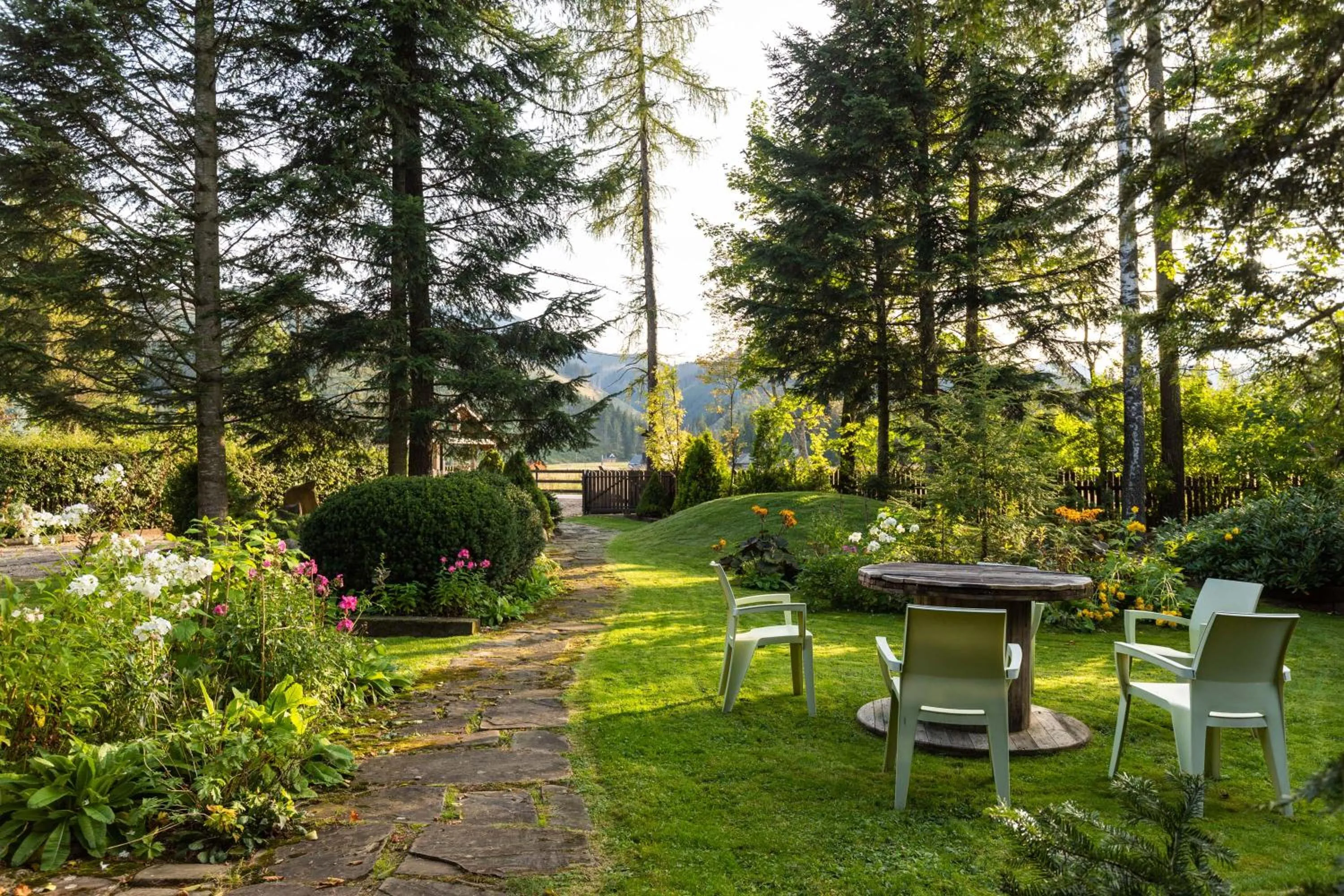 Garden in Apartamenty Biały Potok