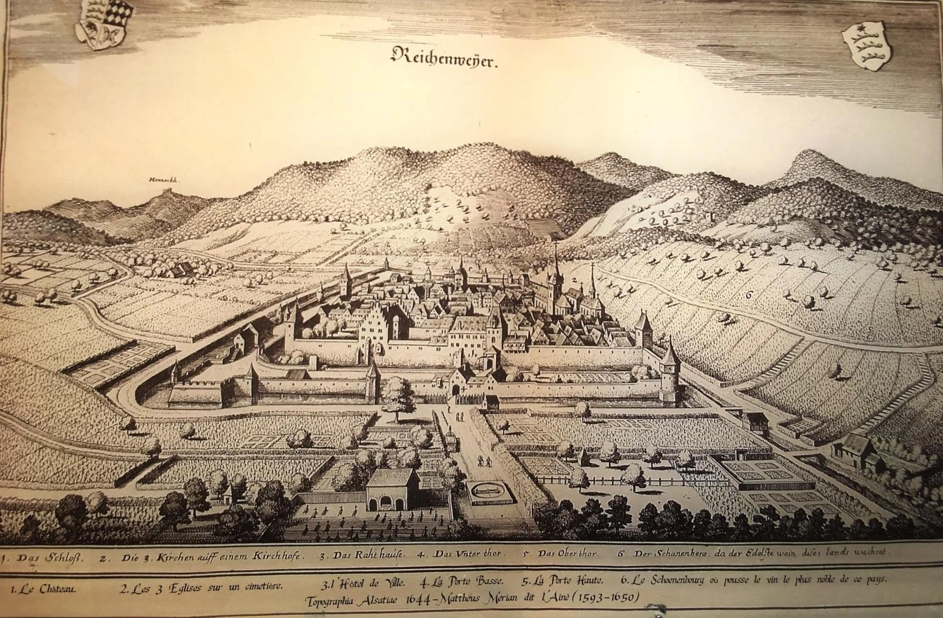 Location in Laterale Residences Riquewihr