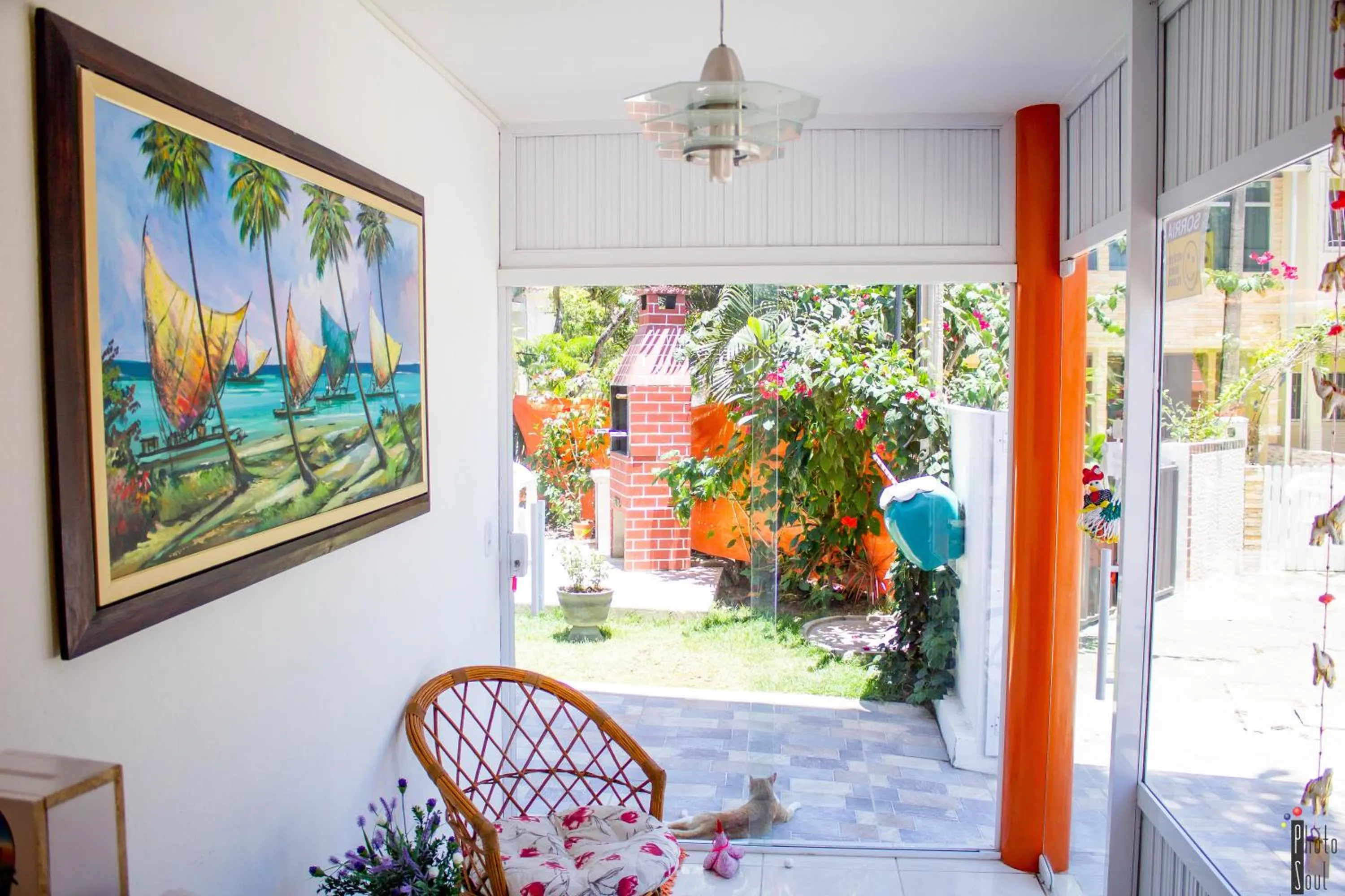 Decorative detail in Pousada Porto de Amigos