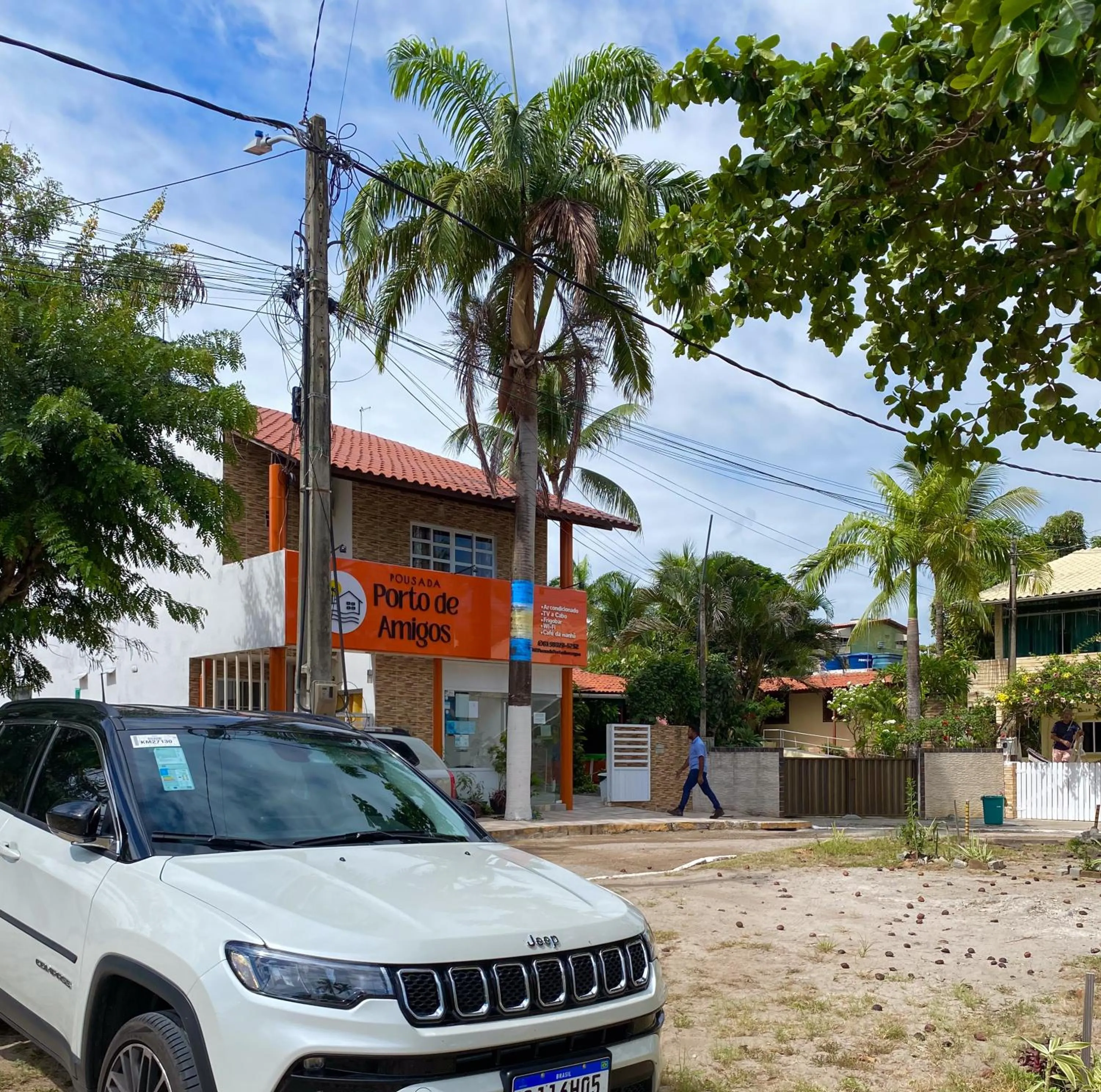 Parking in Pousada Porto de Amigos