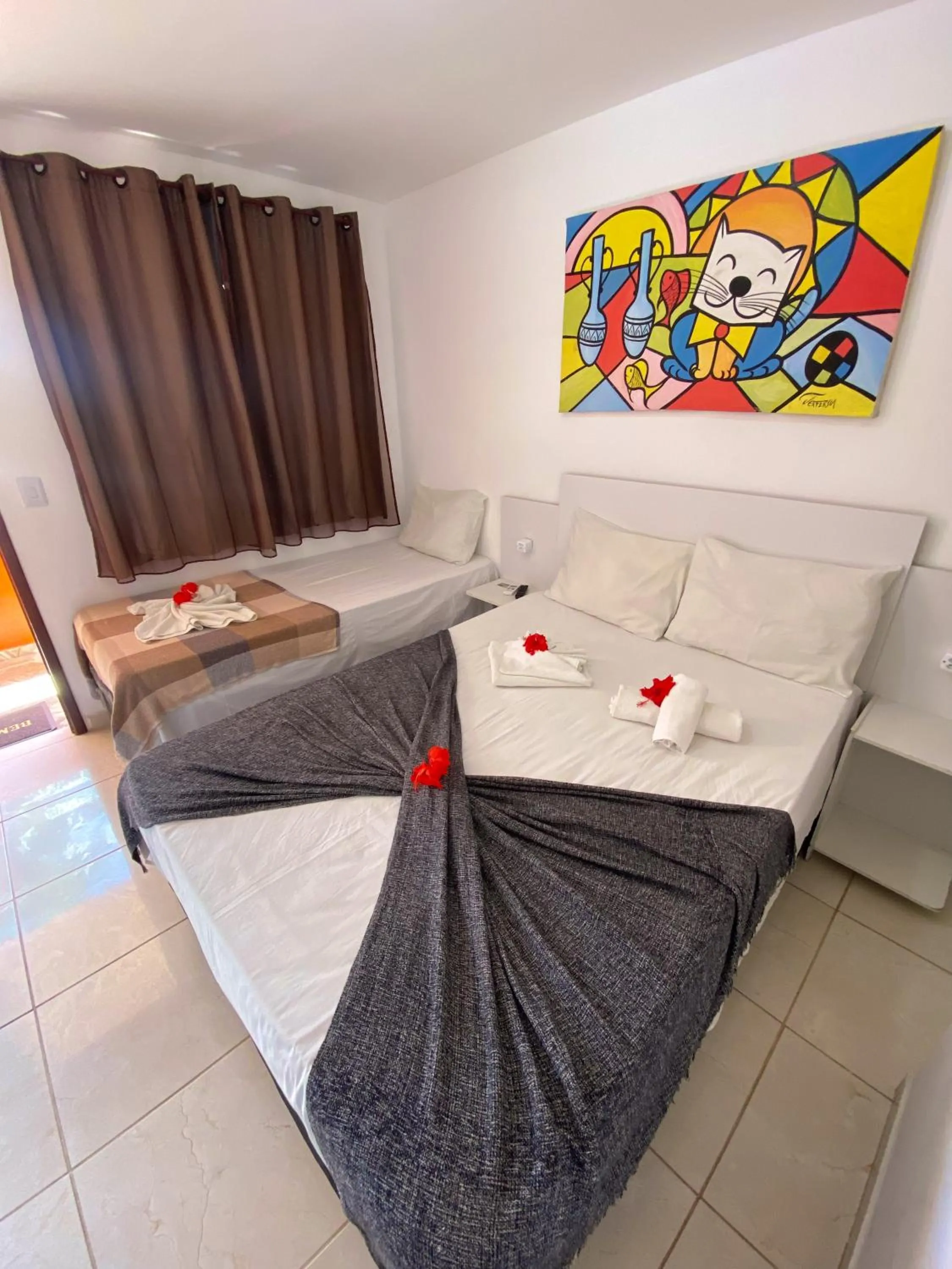 Bedroom, Bed in Pousada Porto de Amigos