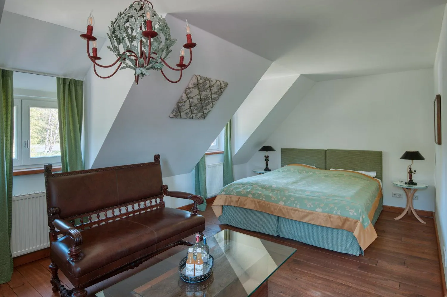Bedroom, Bed in Schloss Wissen