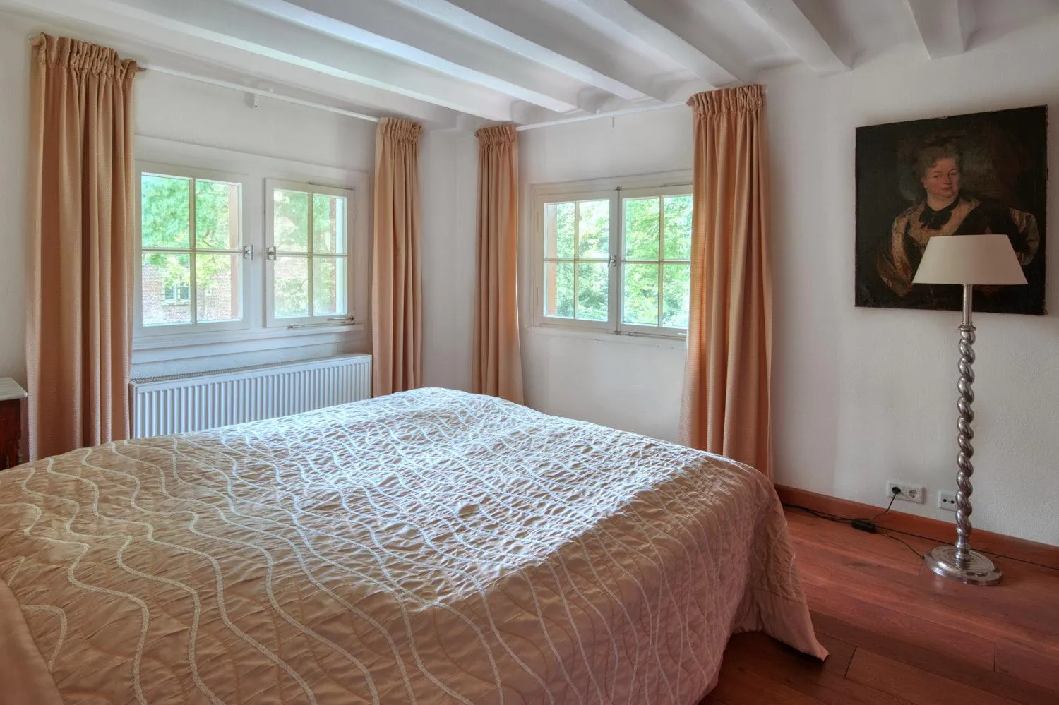 Bedroom, Bed in Schloss Wissen