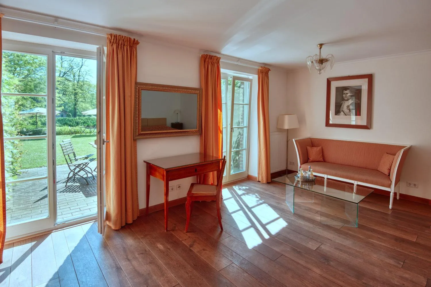 Seating area in Schloss Wissen