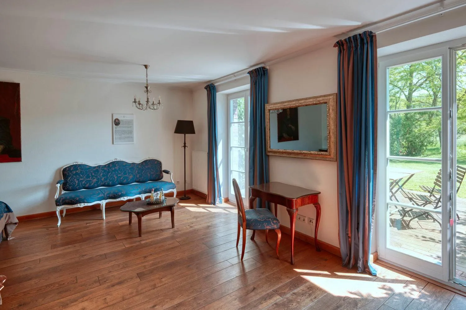 Seating area in Schloss Wissen