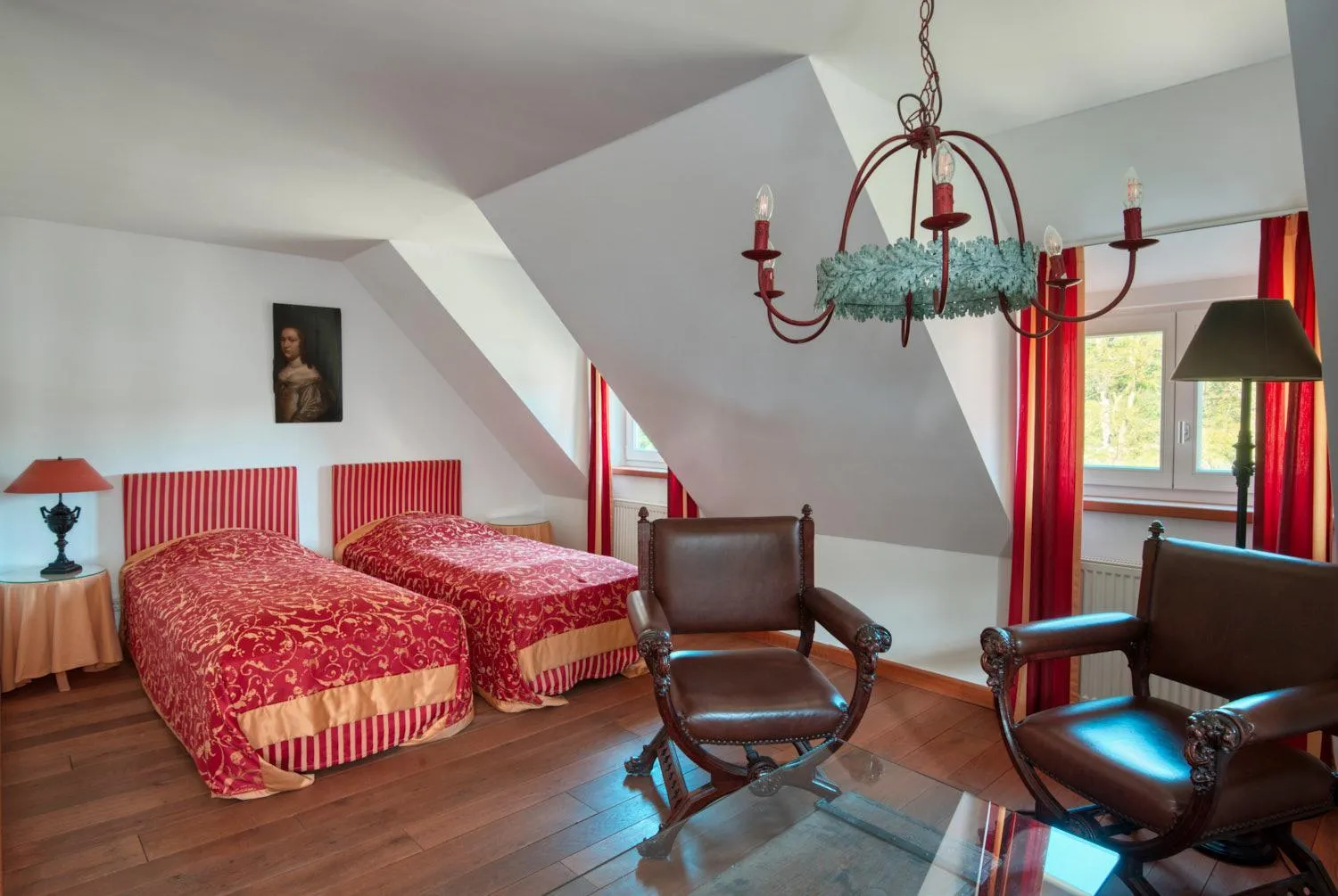 Bedroom, Bed in Schloss Wissen