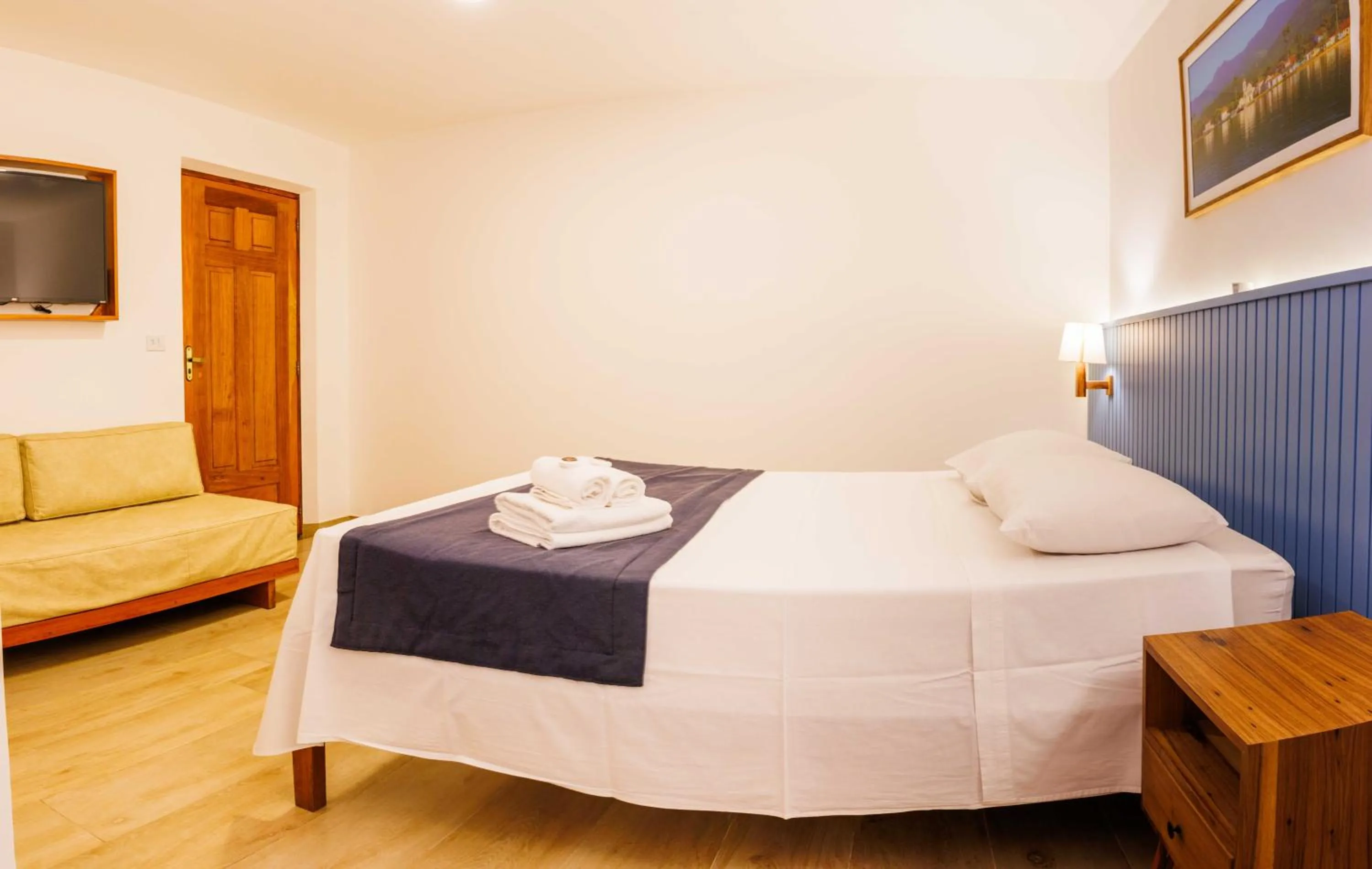 Bed in Pousada Valhacouto