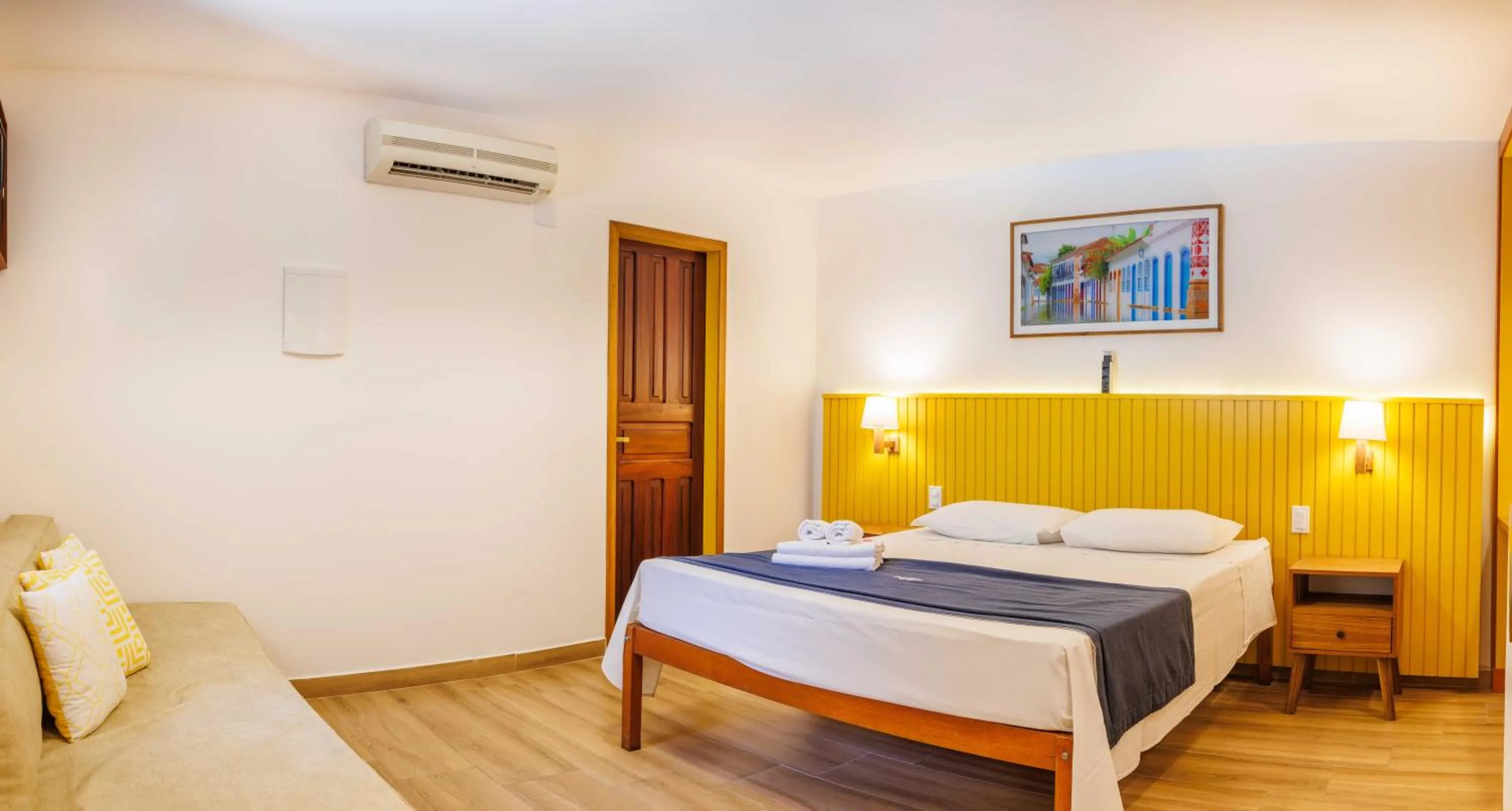 Bed in Pousada Valhacouto