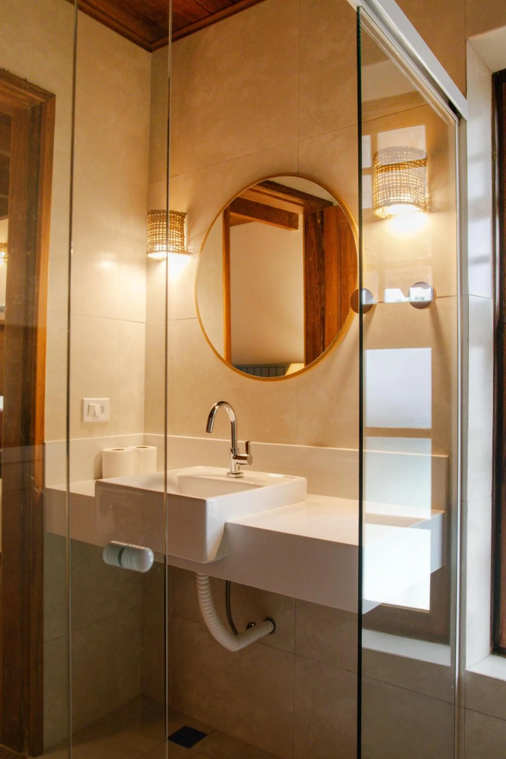 Bathroom in Pousada Valhacouto