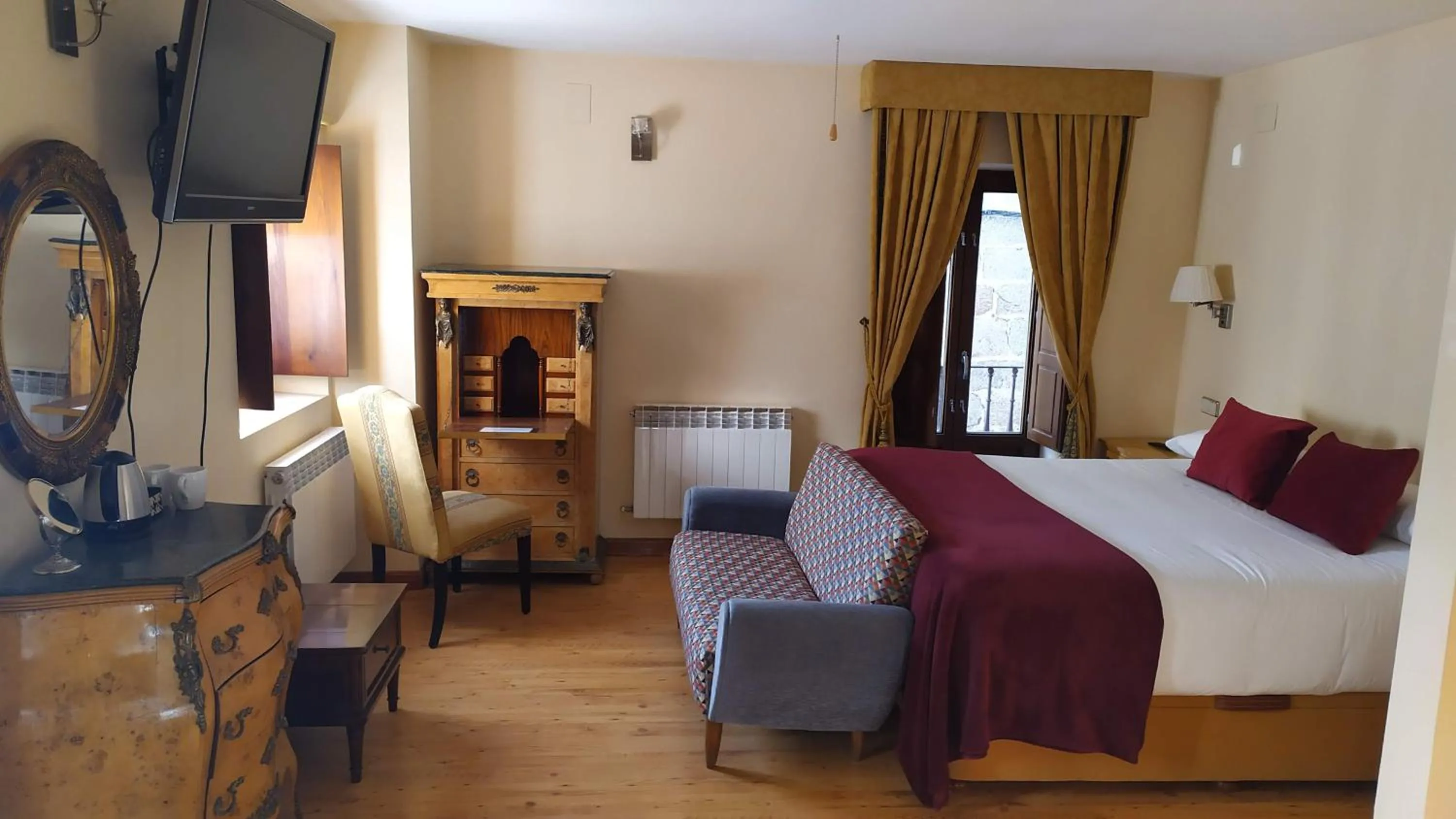 Bed in Hotel Rural Cayetana