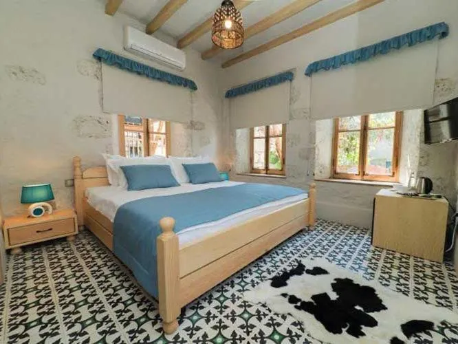Bed in Zen Alacati Hotel