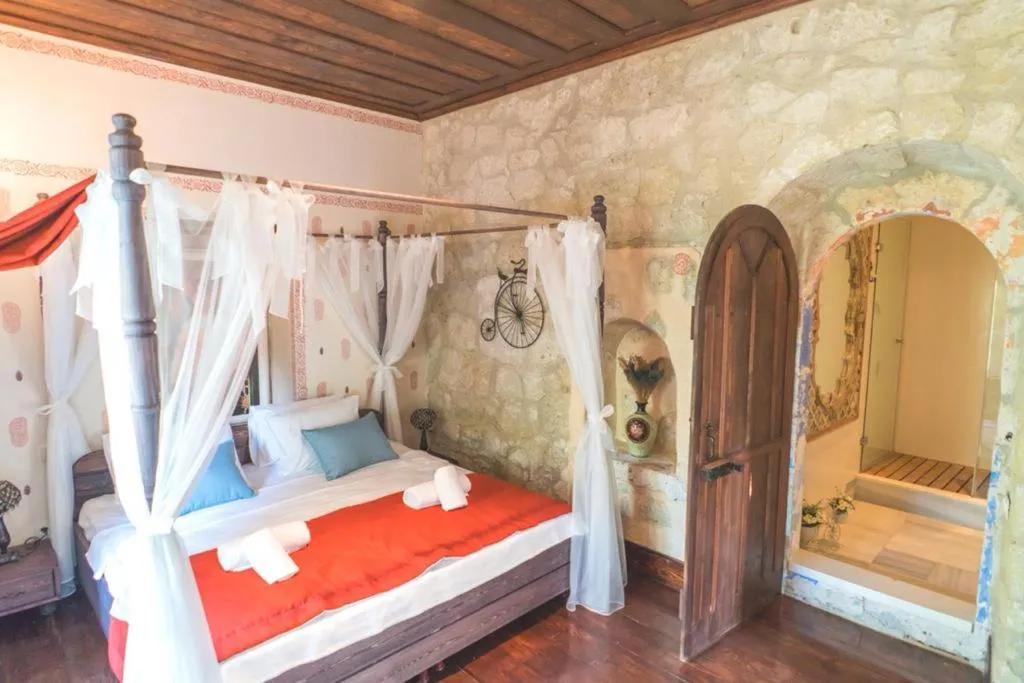 Bed in Zen Alacati Hotel