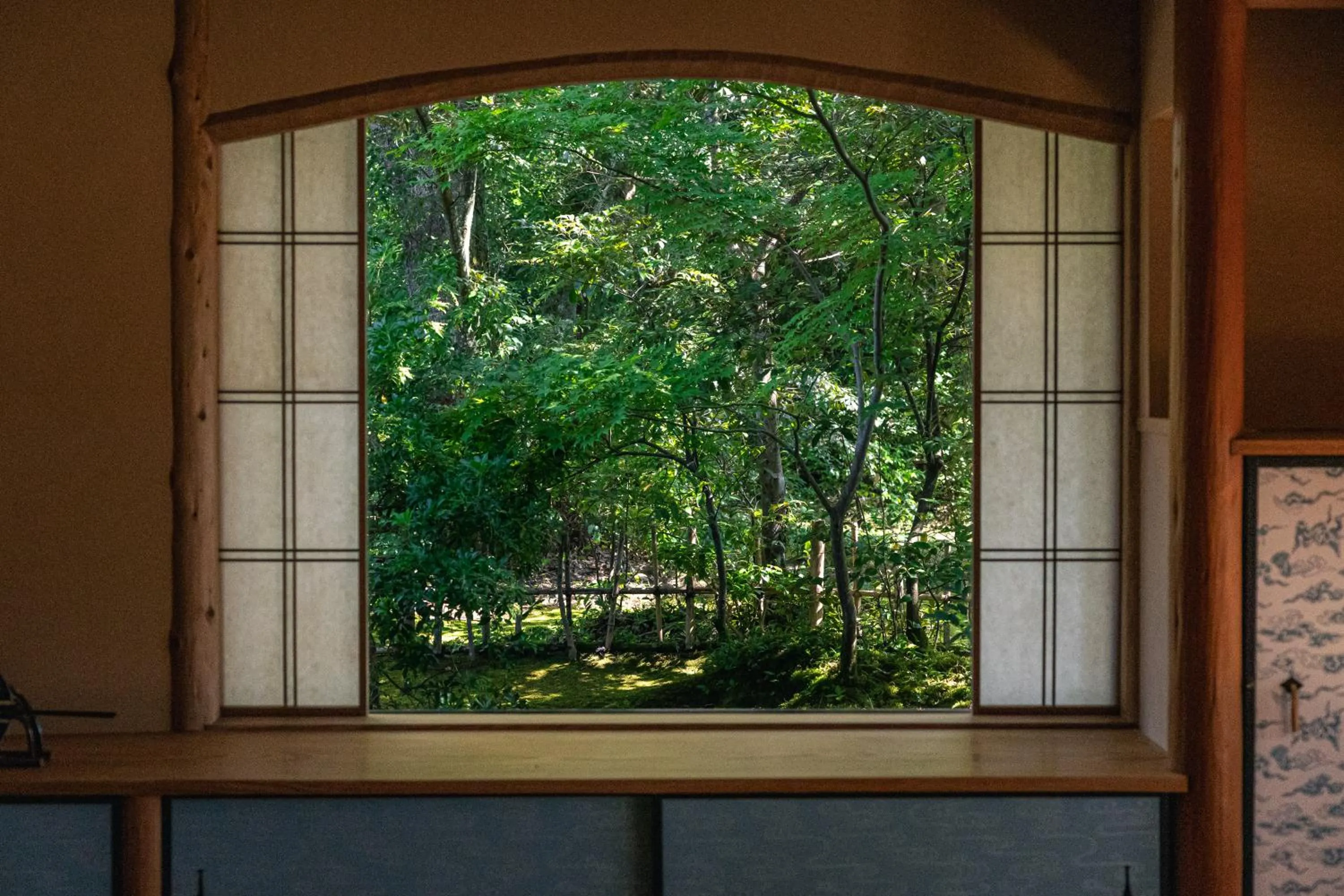 Garden view in Monjusou Shourotei