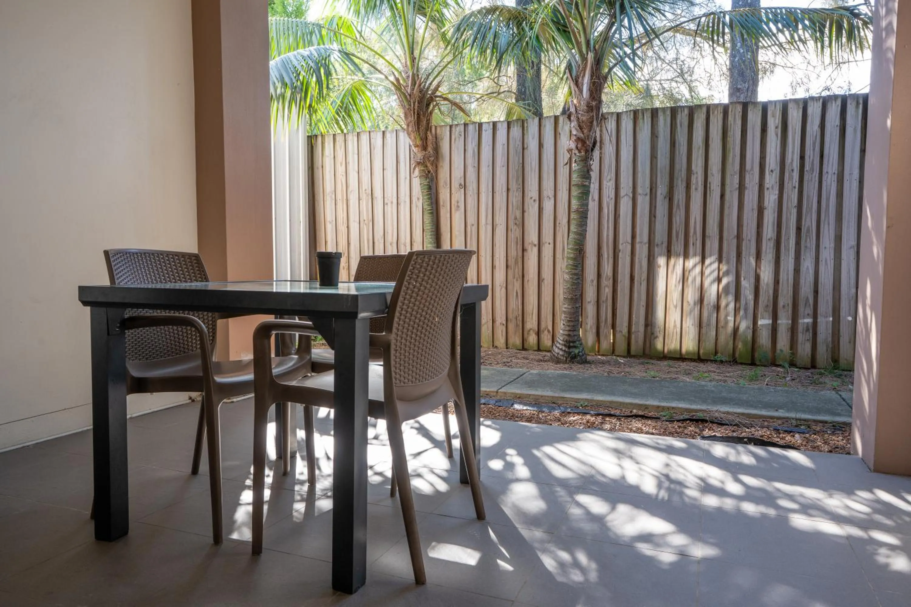 Balcony/Terrace in Novena Palms Motel