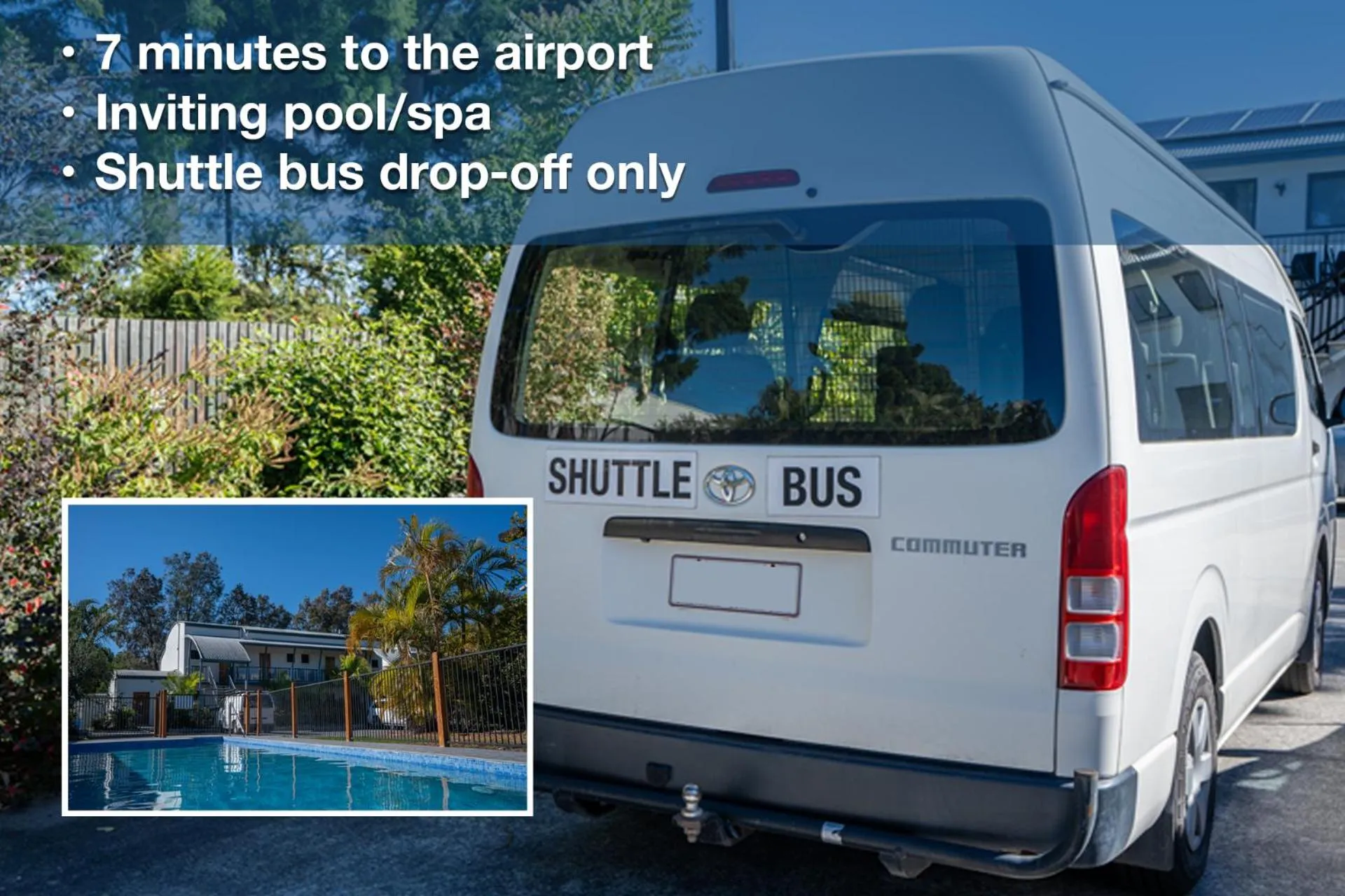 shuttle in Novena Palms Motel