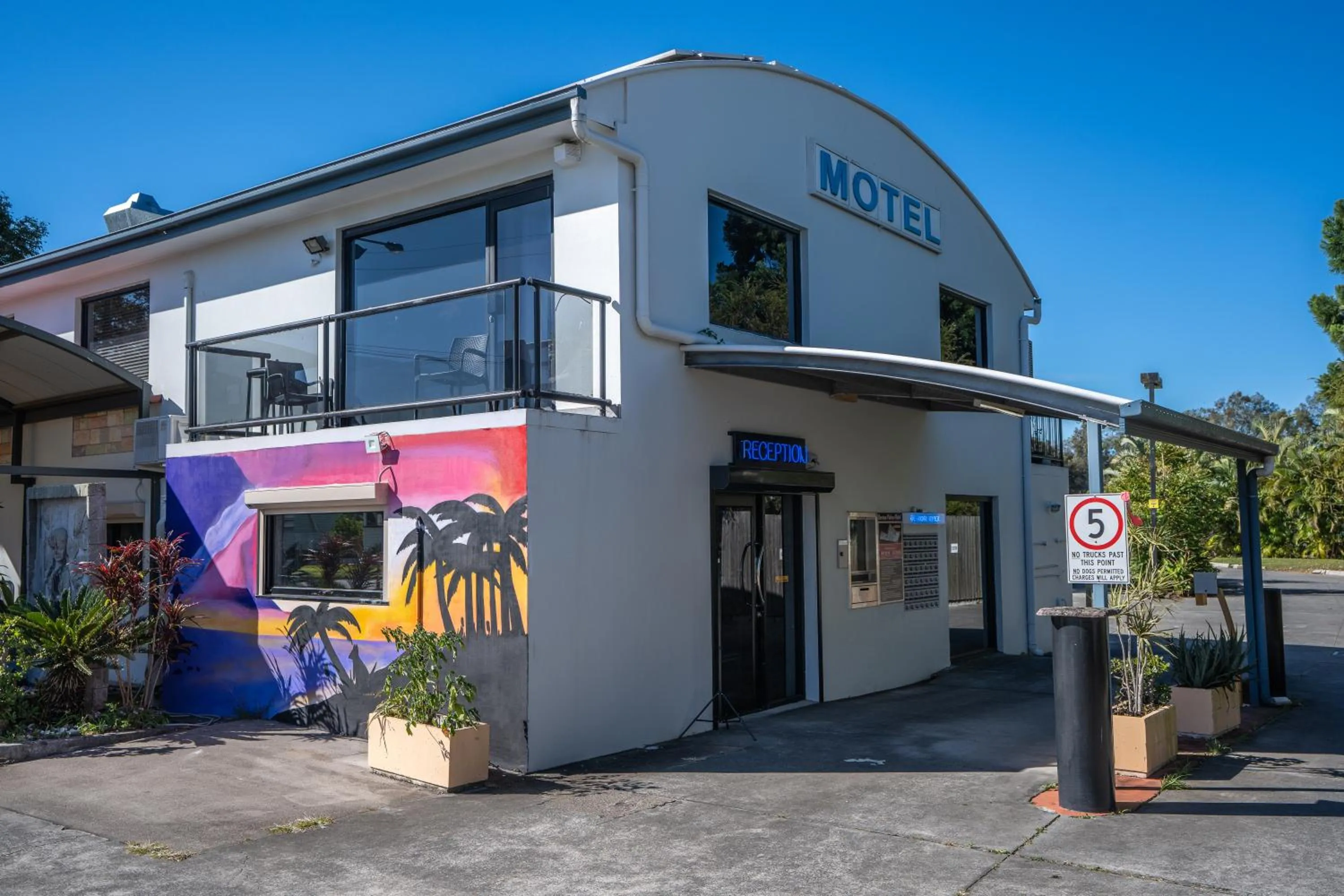 Property building in Novena Palms Motel