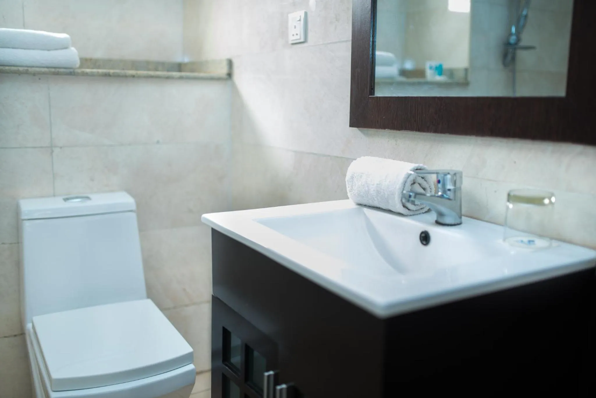 Bathroom in Ace Premier Hotel