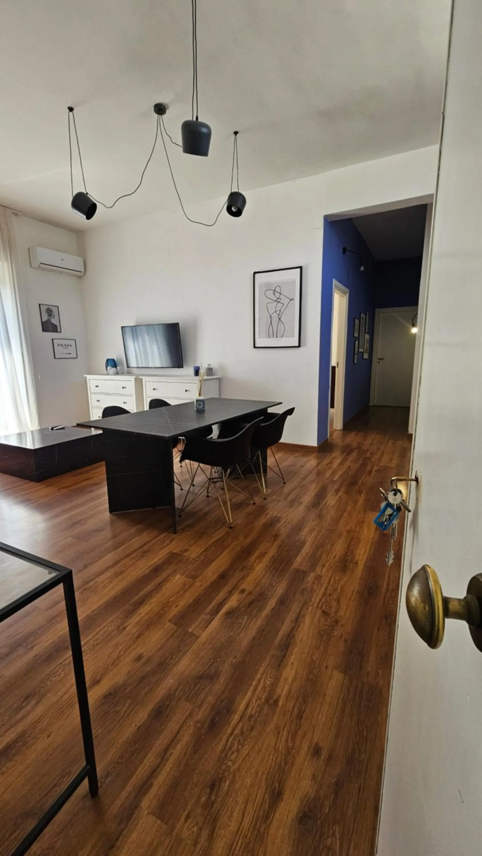 Living room in Flamingo B&B