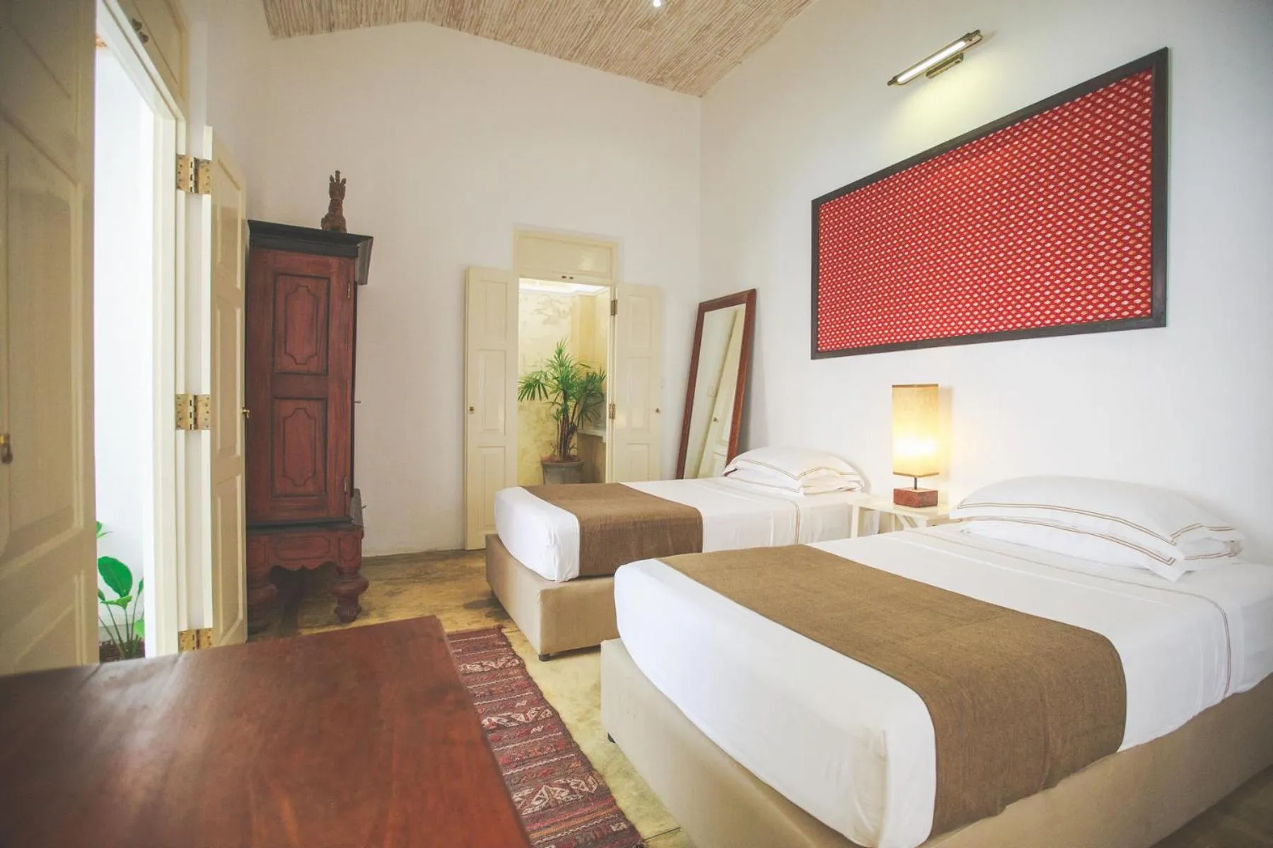 Bed in Karmel Villa Thalduwa Island - Five Bedroom Luxury Villa with Private Pool