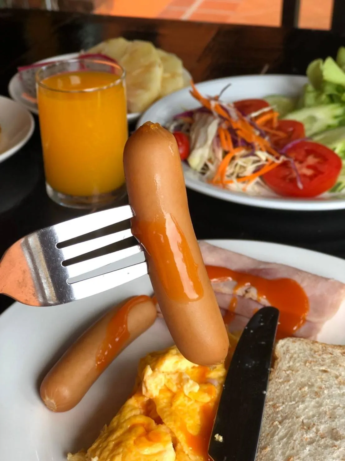 Breakfast in Sunset Beach Villas