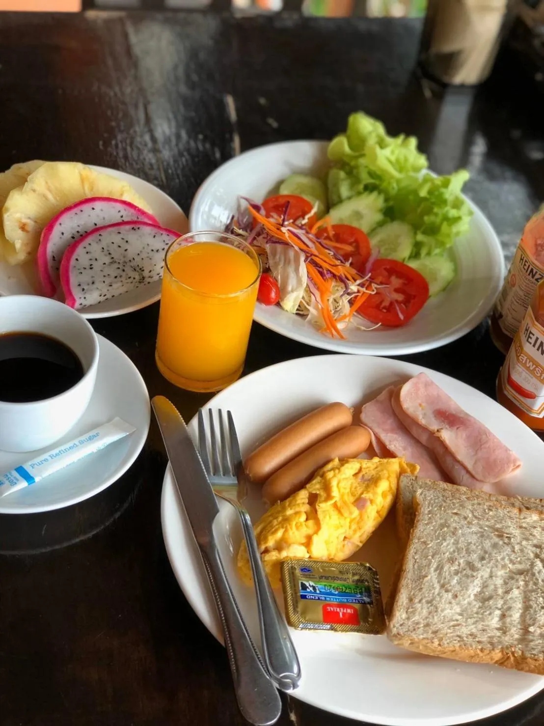 Breakfast in Sunset Beach Villas