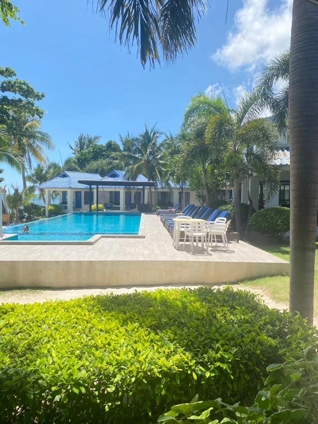 Pool view in Sunset Beach Villas