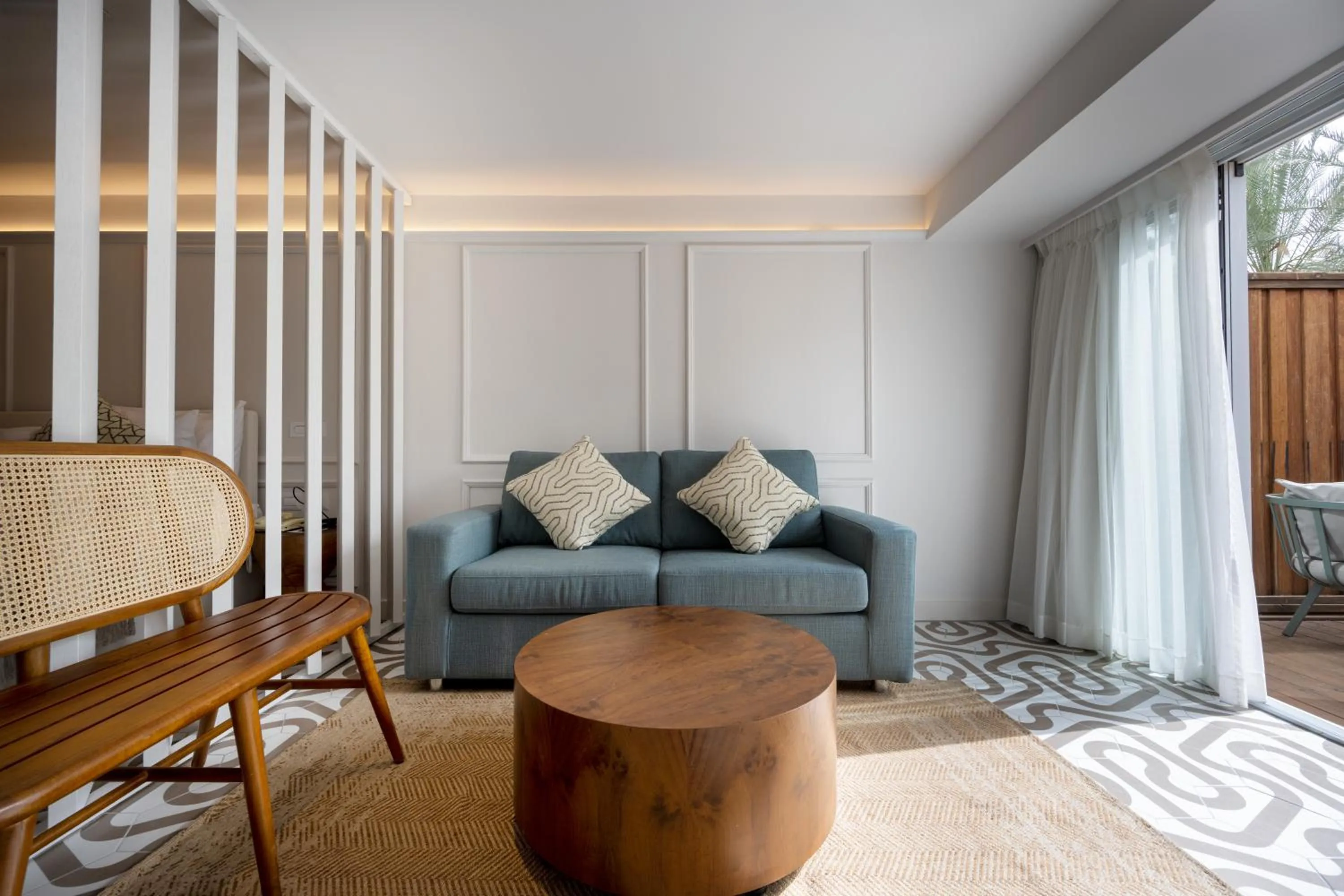 Seating area in Noga by Isrotel Collection