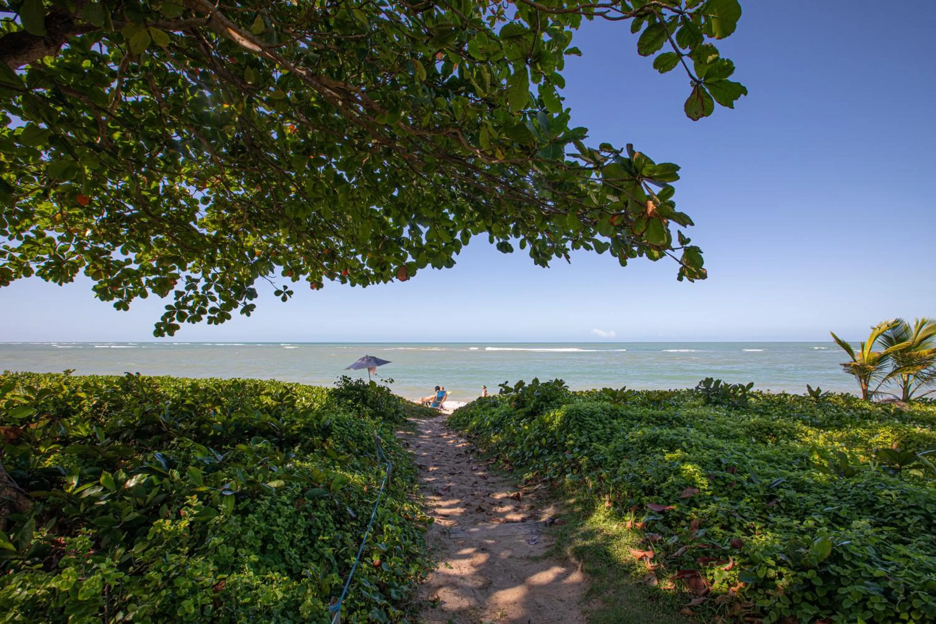 Beach in Casa Villa Cristian Pé na Areia