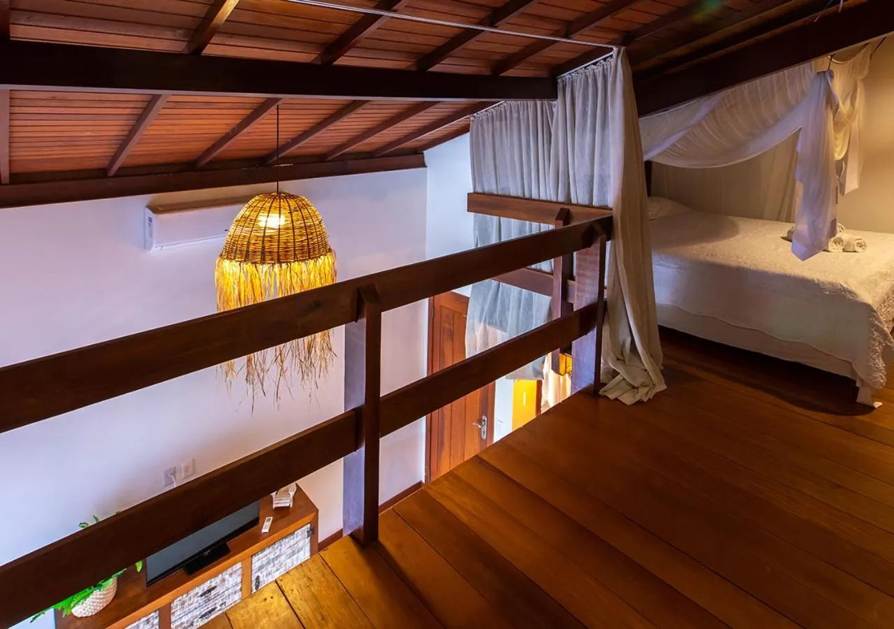 Photo of the whole room, Bed in Casa Villa Cristian Pé na Areia