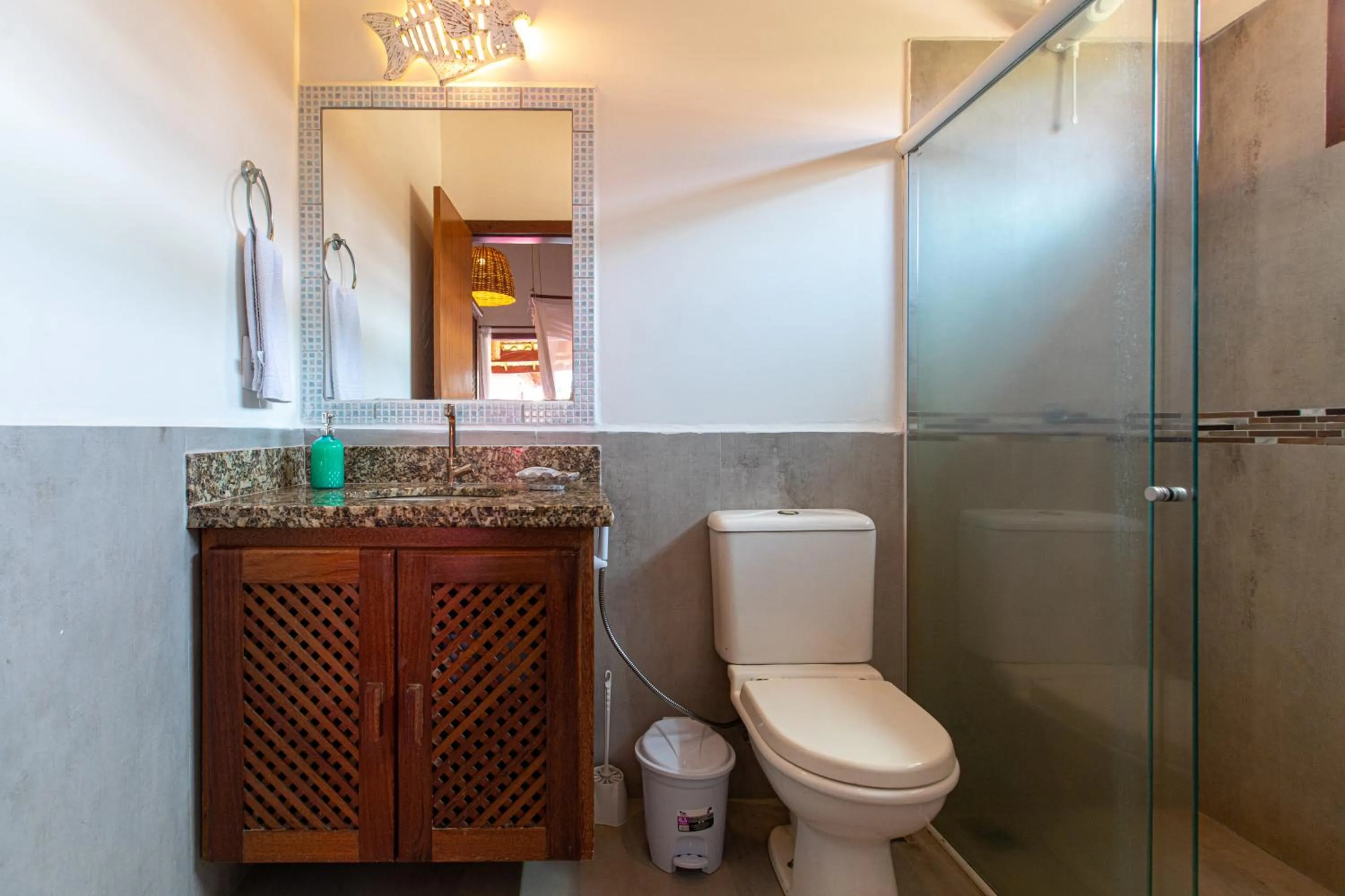 Bathroom in Casa Villa Cristian Pé na Areia