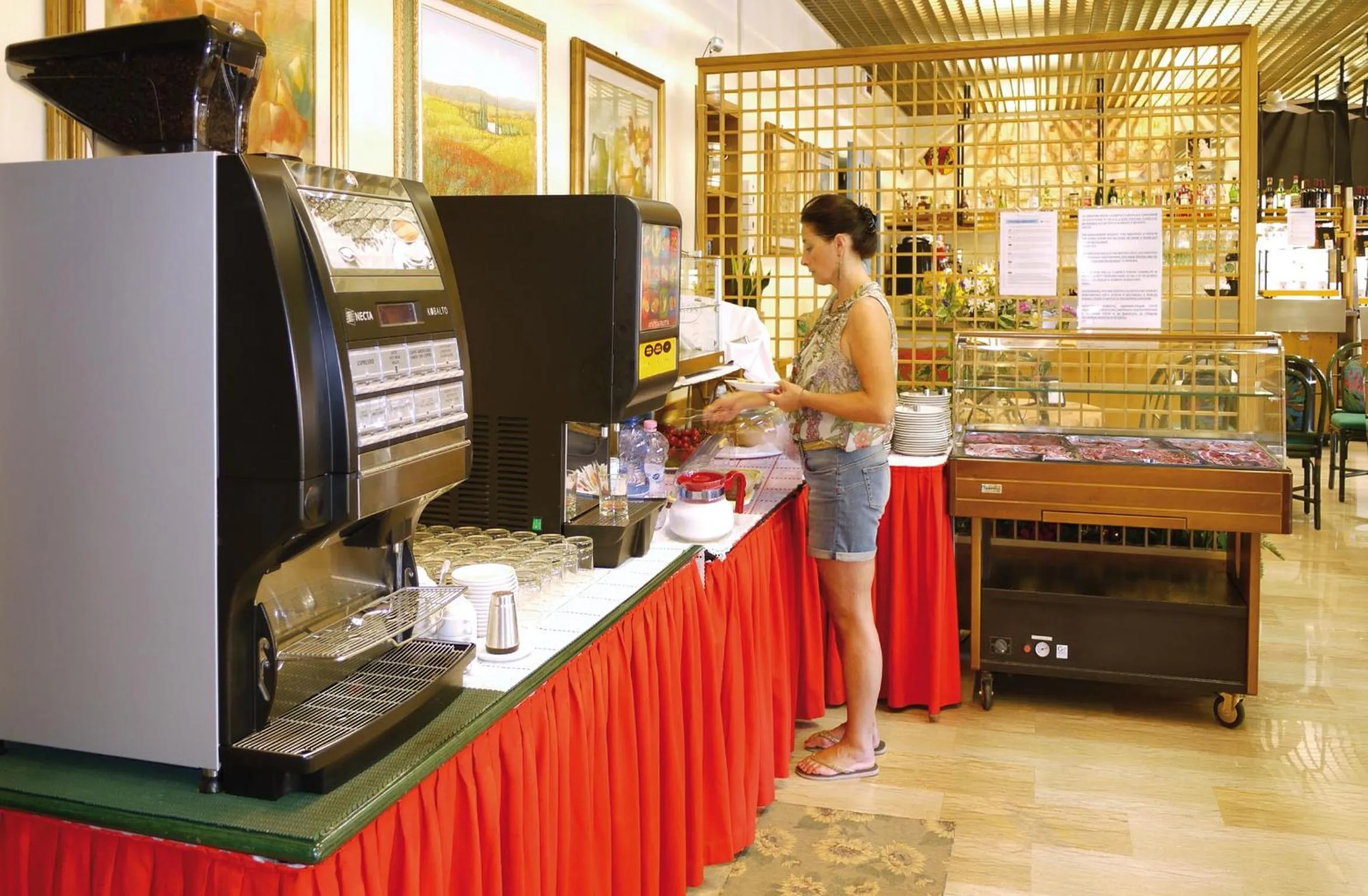 Buffet breakfast in Hotel Bellaria