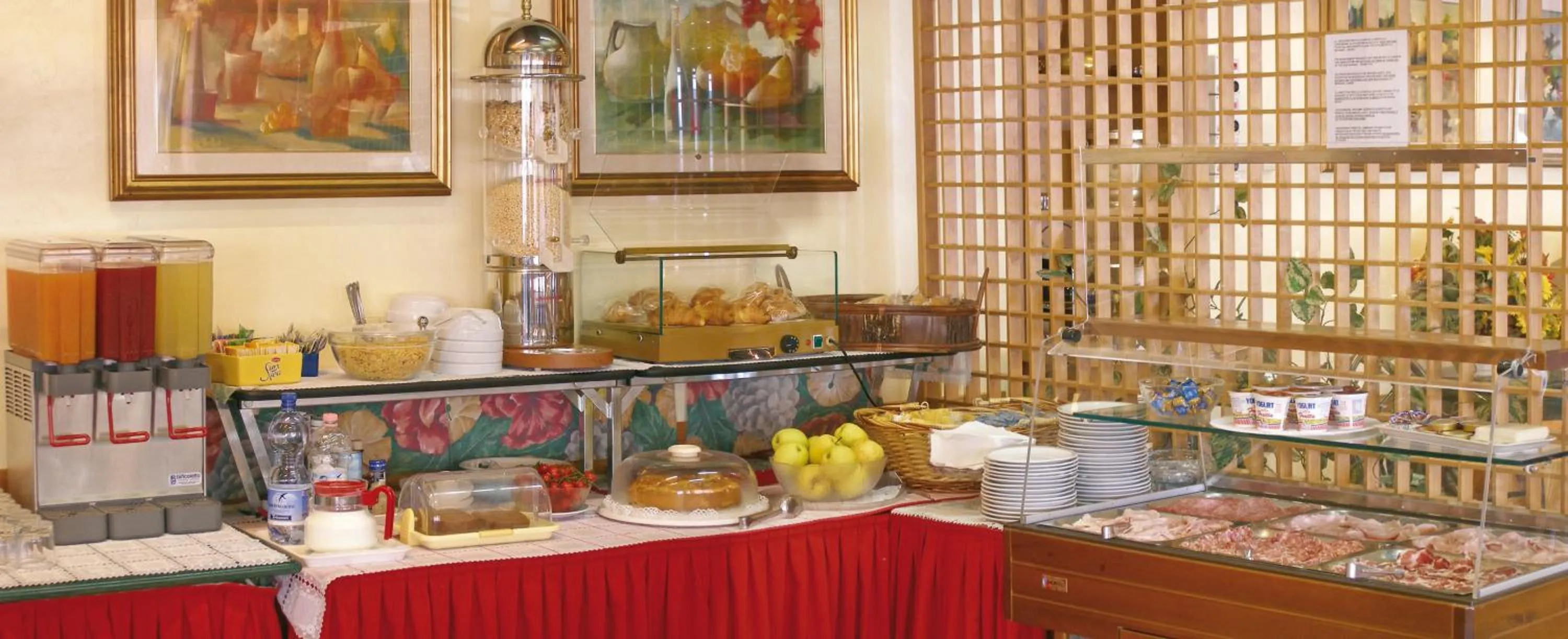 Buffet breakfast in Hotel Bellaria