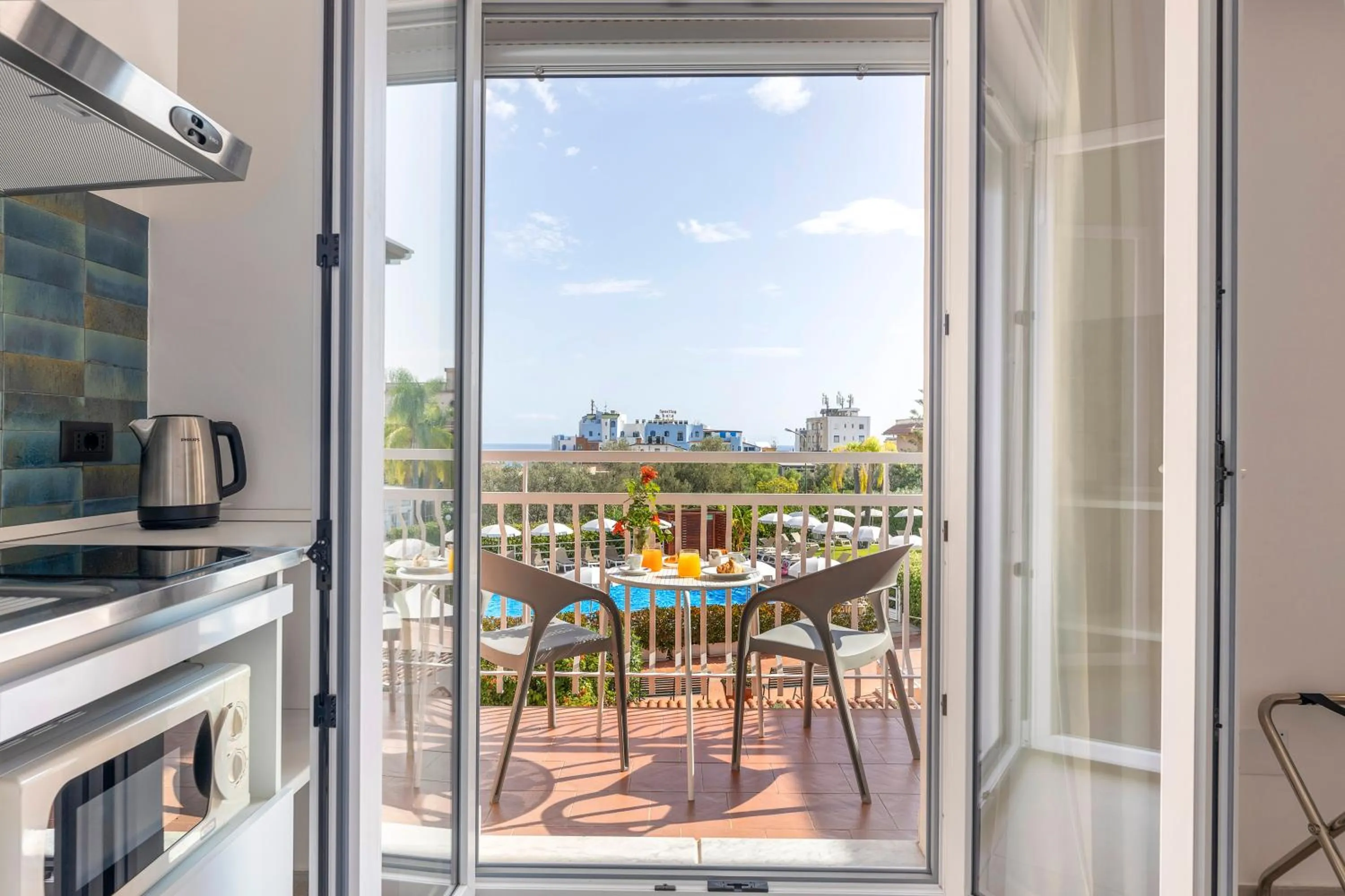 Balcony/Terrace in Residence Villa Giardini