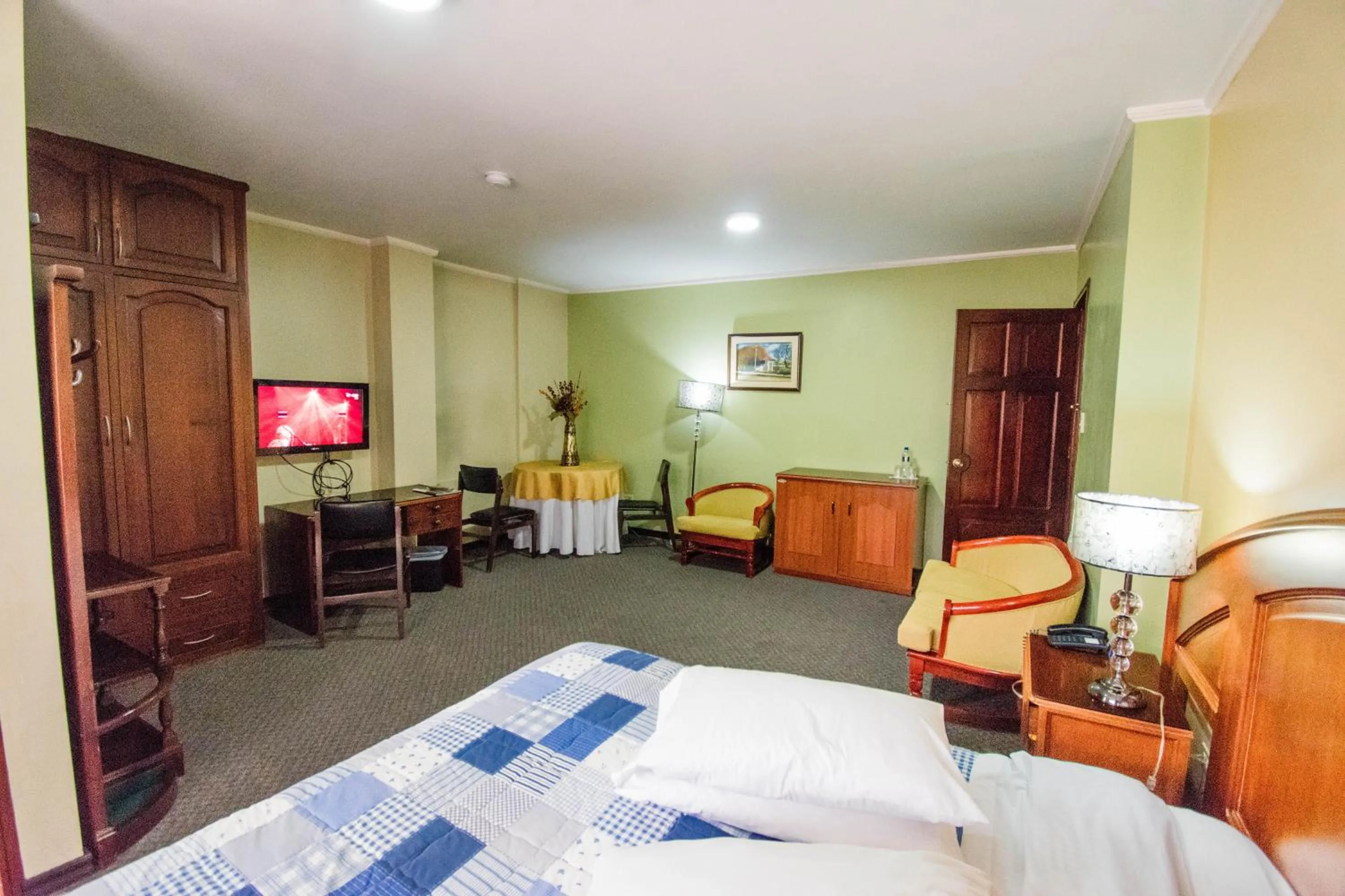 Bed in Grand Hotel Loja