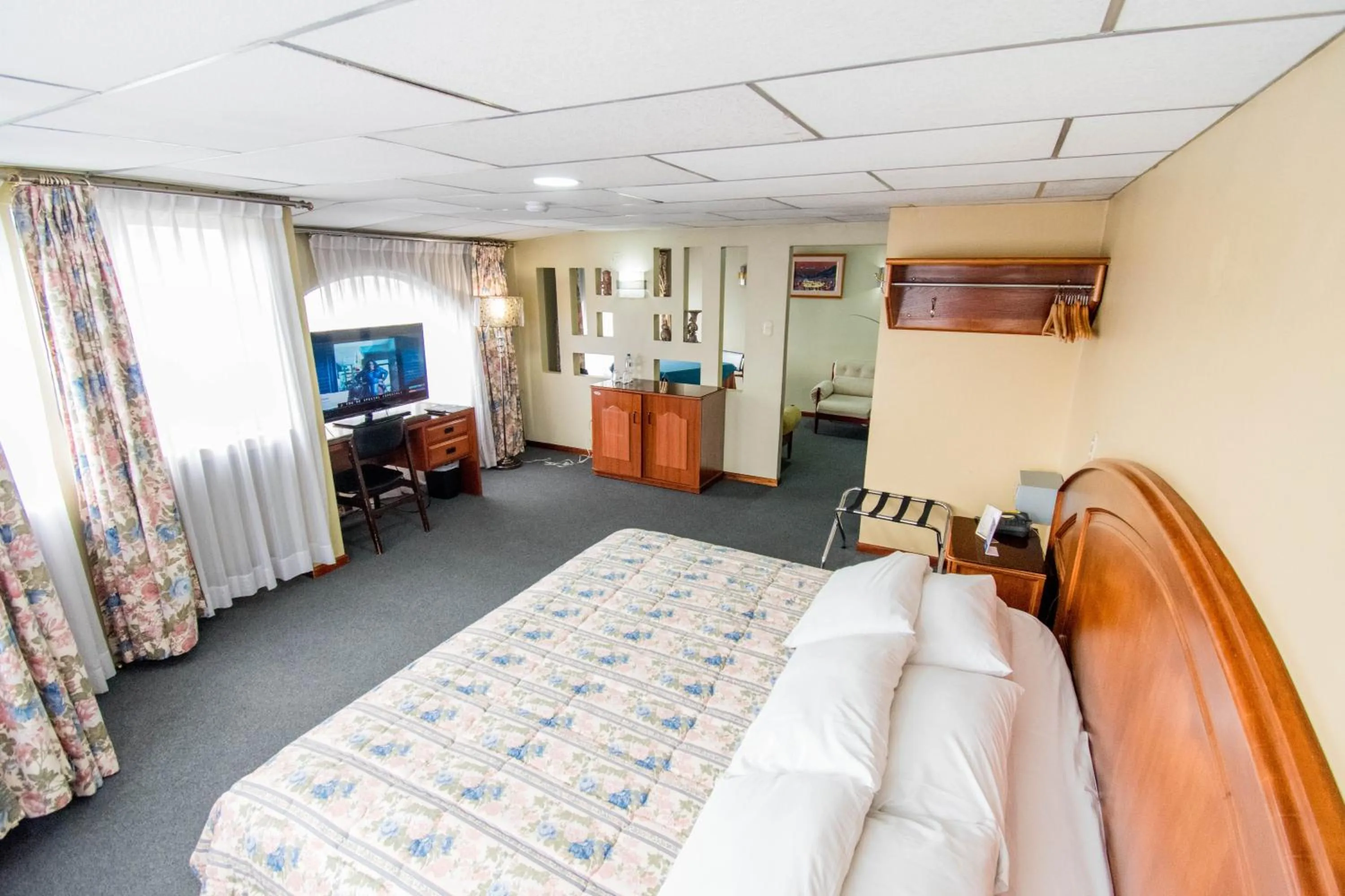 Bed in Grand Hotel Loja