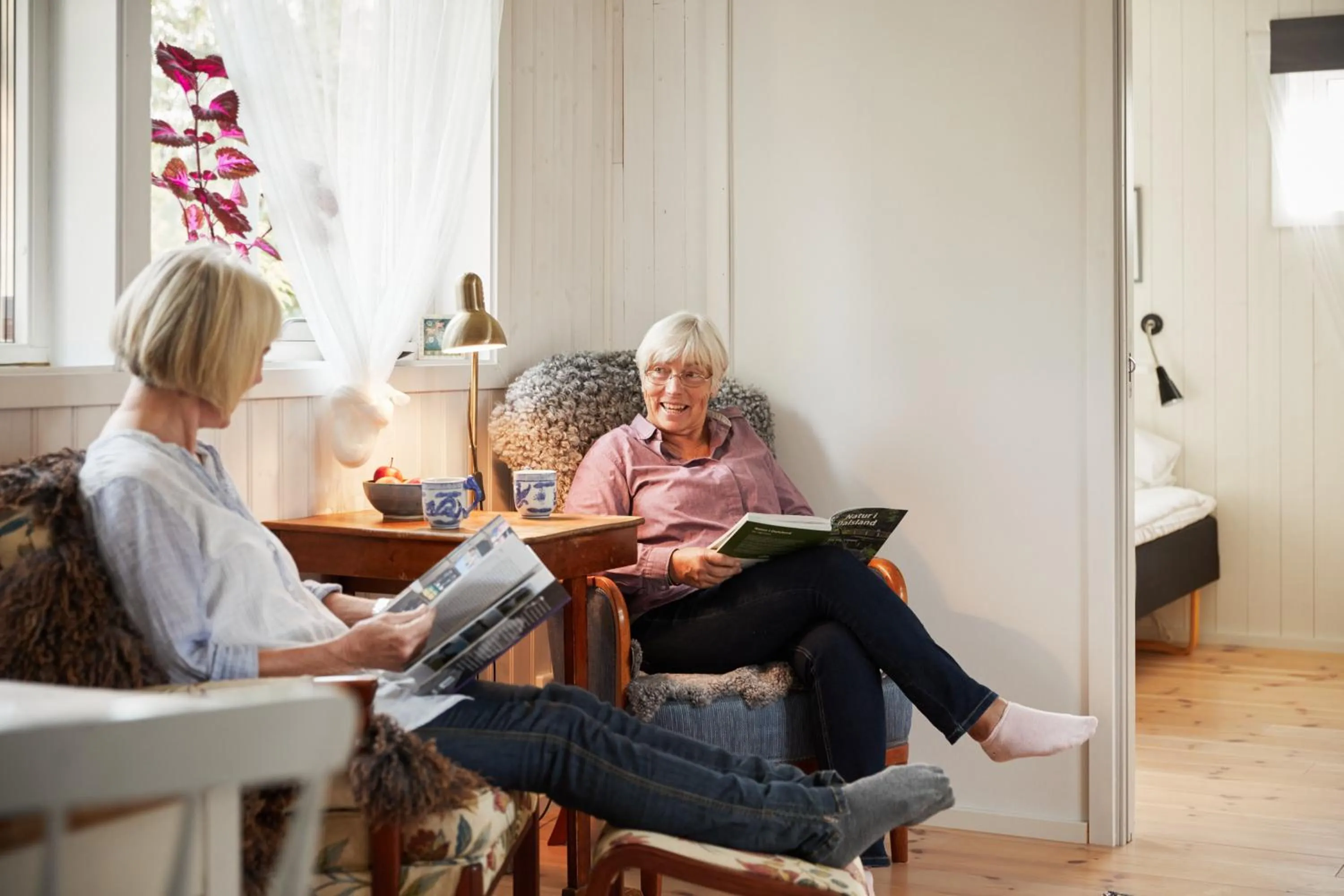 Seating area in Villa Weidling B&B