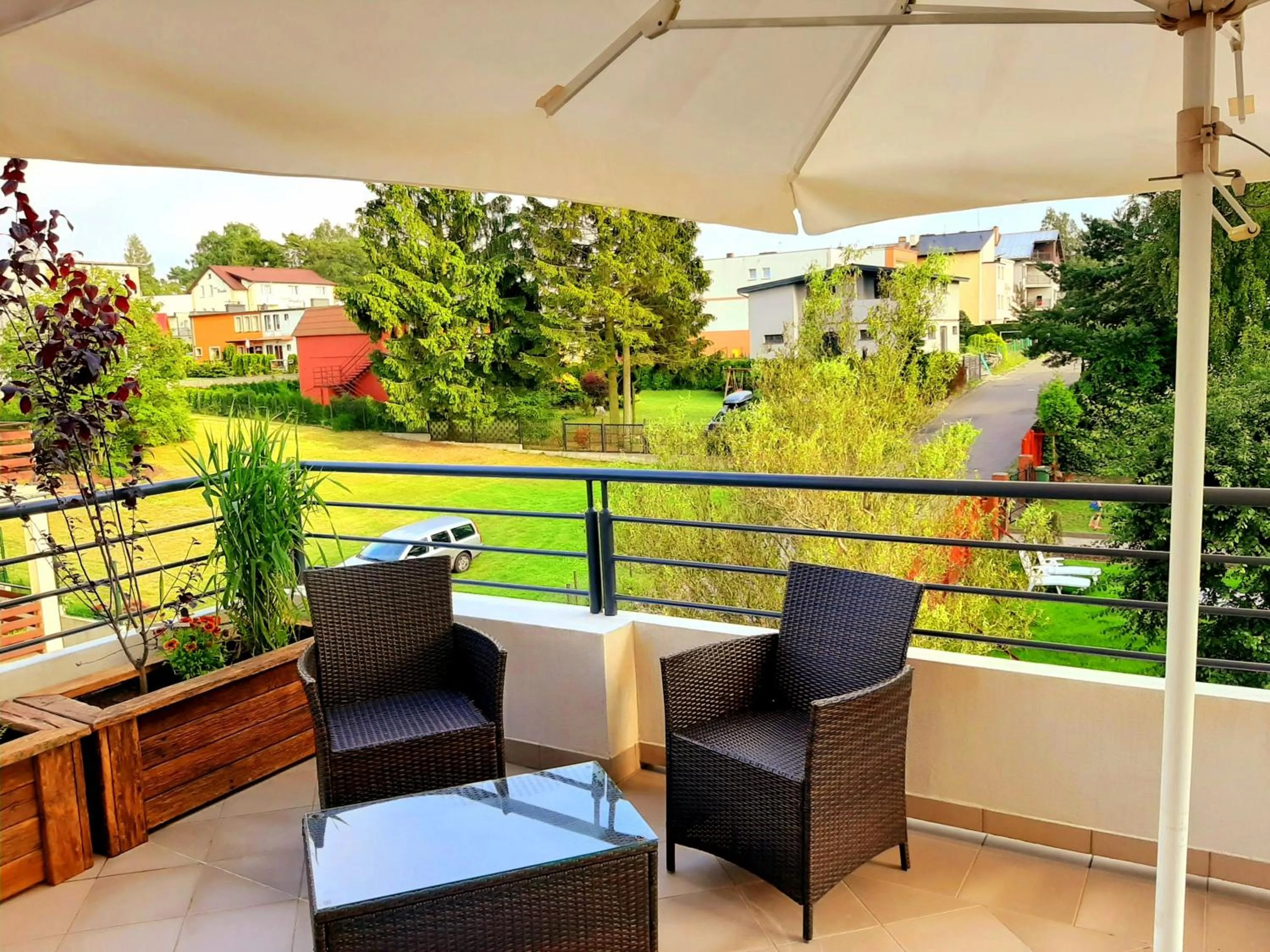 Balcony/Terrace in Dom Wypoczynkowy Oskar Jastrzębia Góra