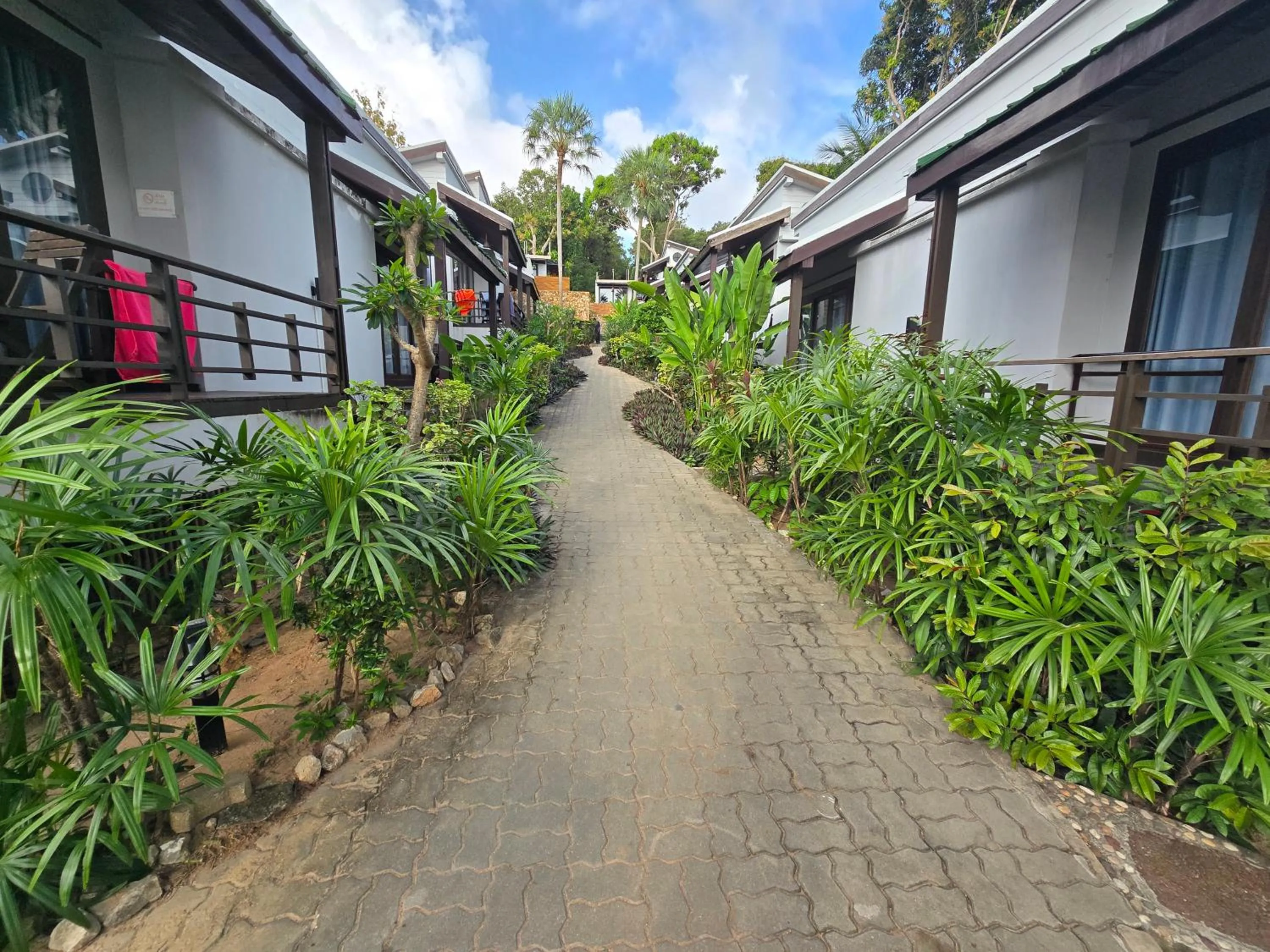 Garden view in Sasitara Residence