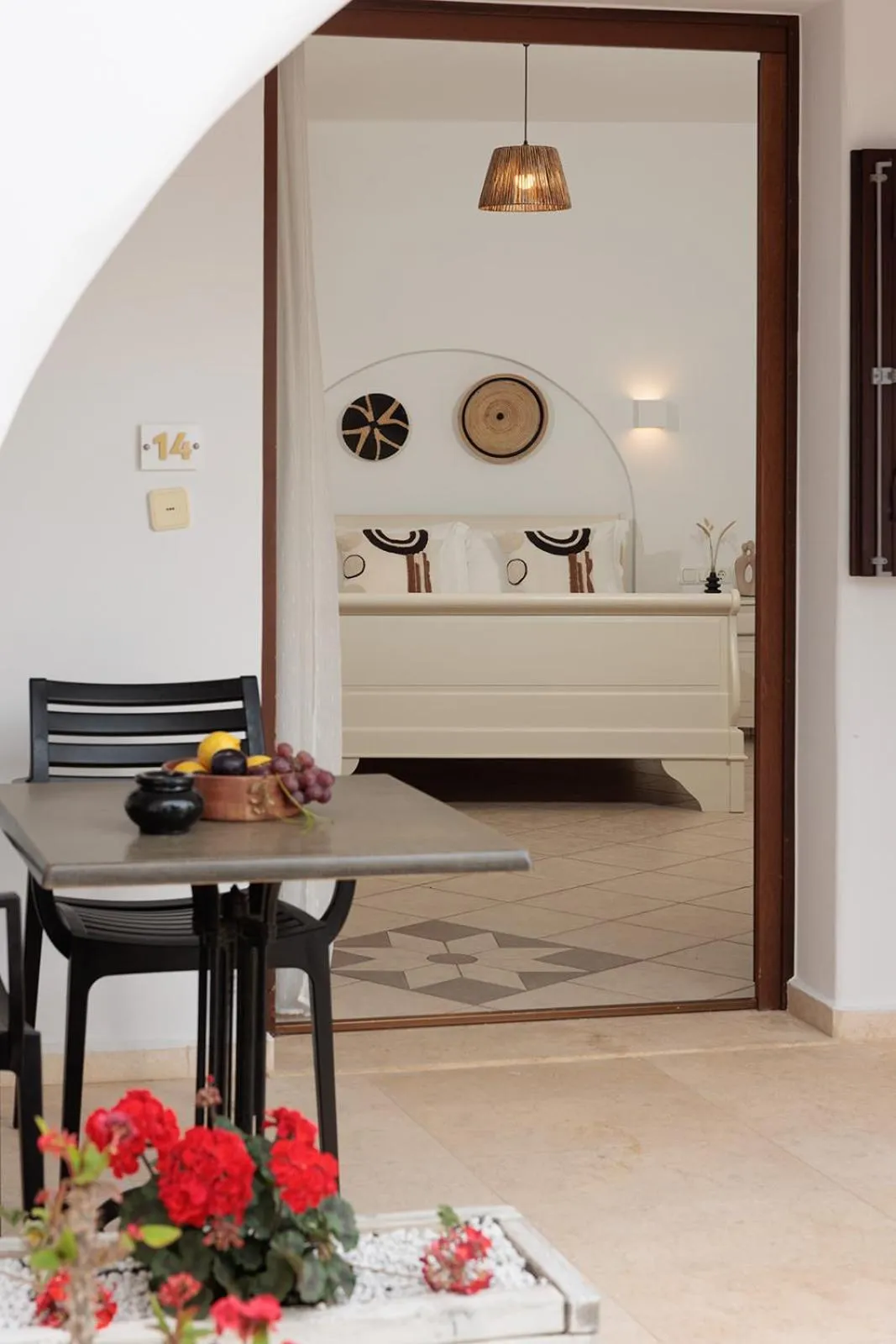 Seating area in Anemomilos Beach hotel